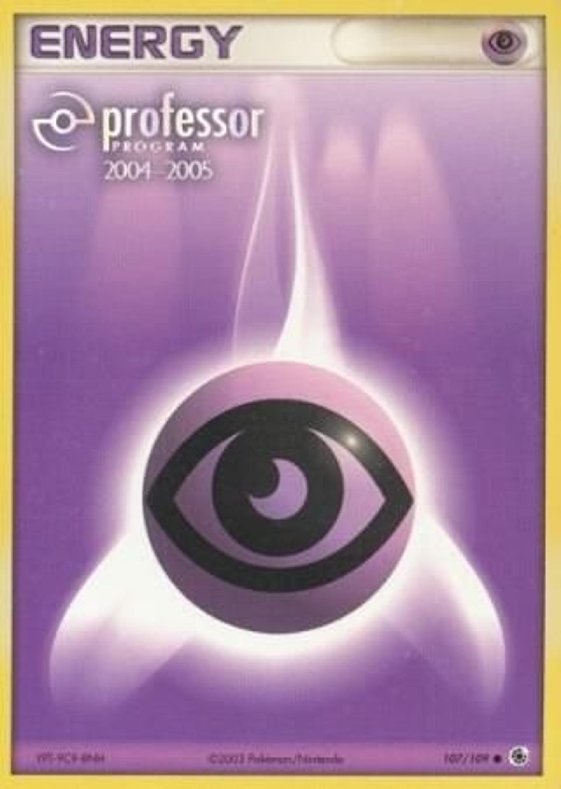 Psychic Energy — Professor Program Promos — Pokemon
