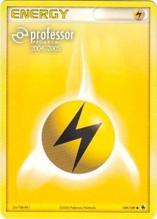 Lightning Energy — Professor Program Promos — Pokemon