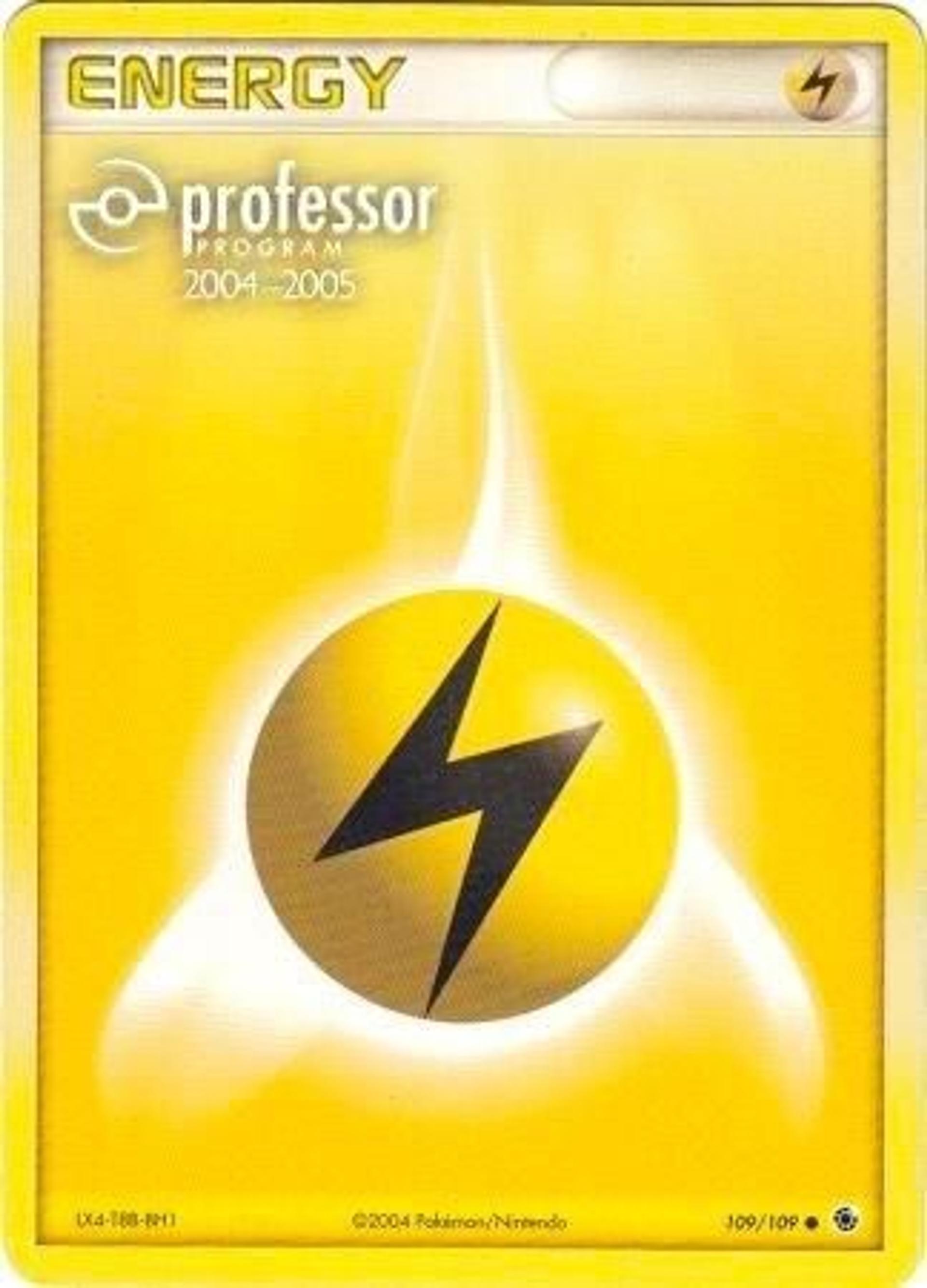 Lightning Energy — Professor Program Promos — Pokemon