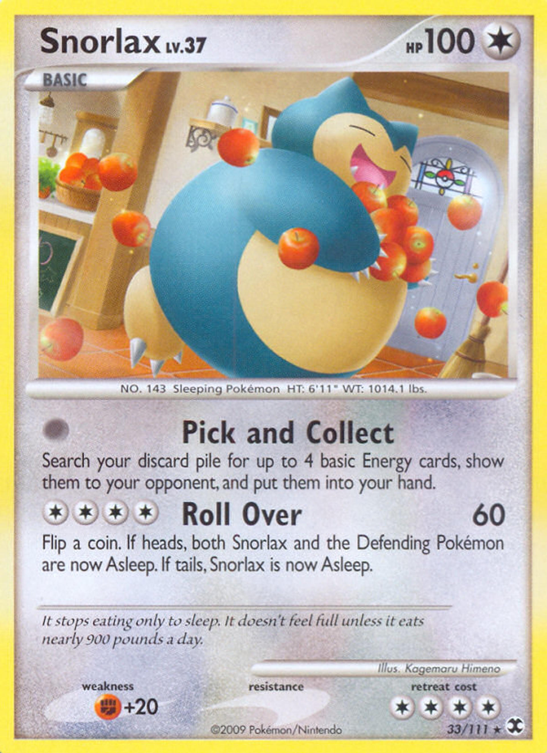 Snorlax — Rising Rivals — Pokemon