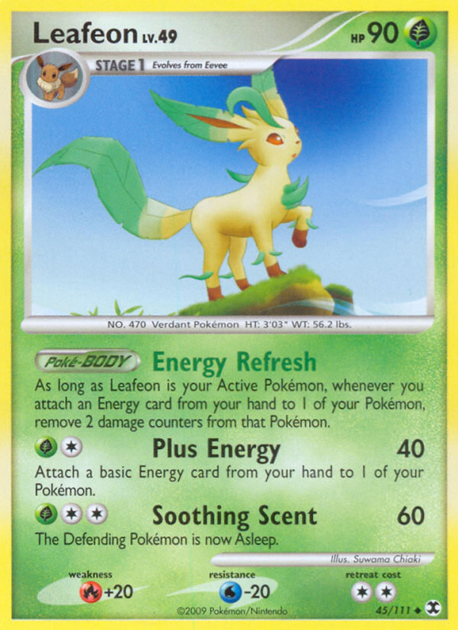 Leafeon — Rising Rivals — Pokemon