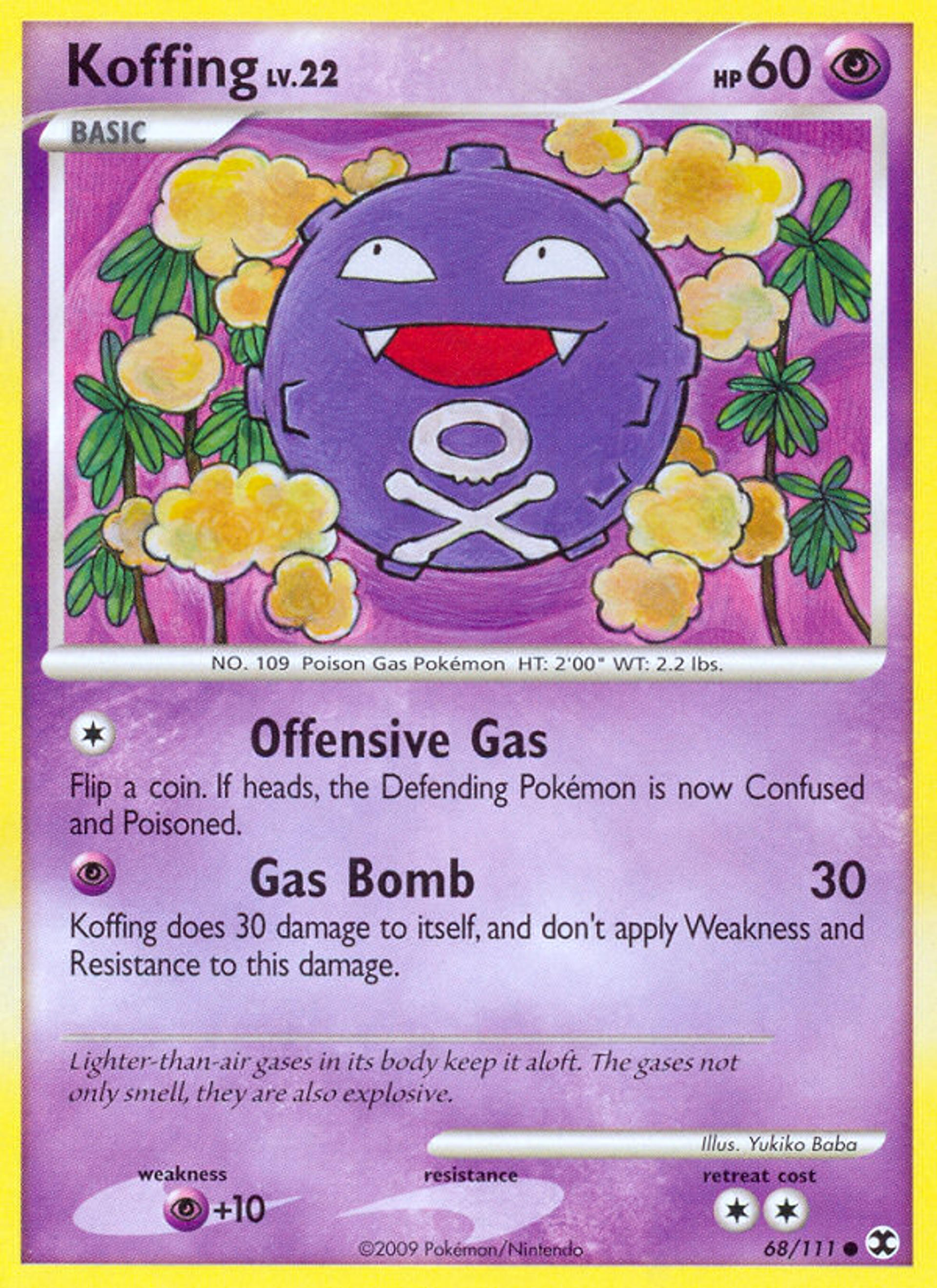 Koffing — Rising Rivals — Pokemon