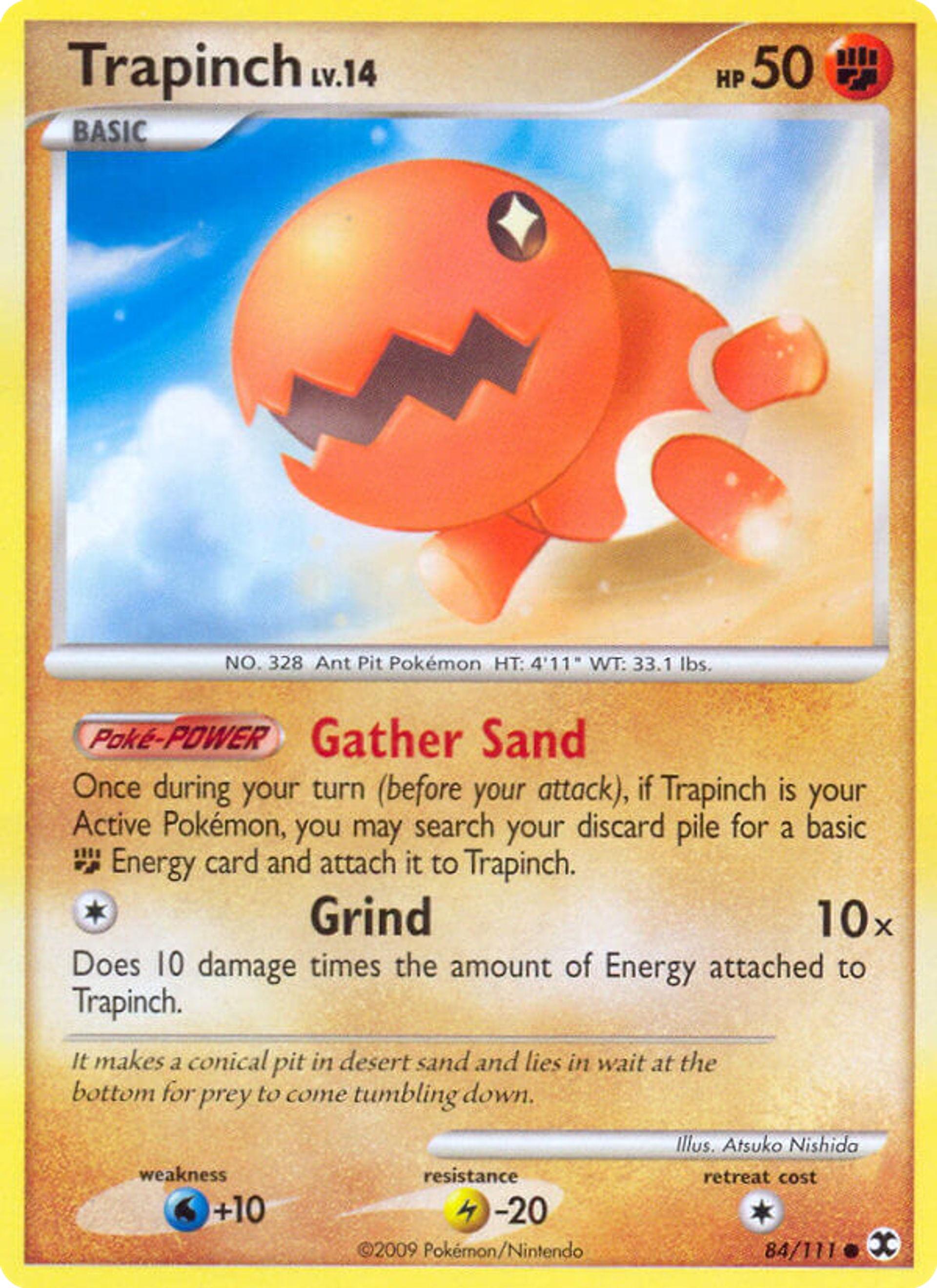 Trapinch — Rising Rivals — Pokemon