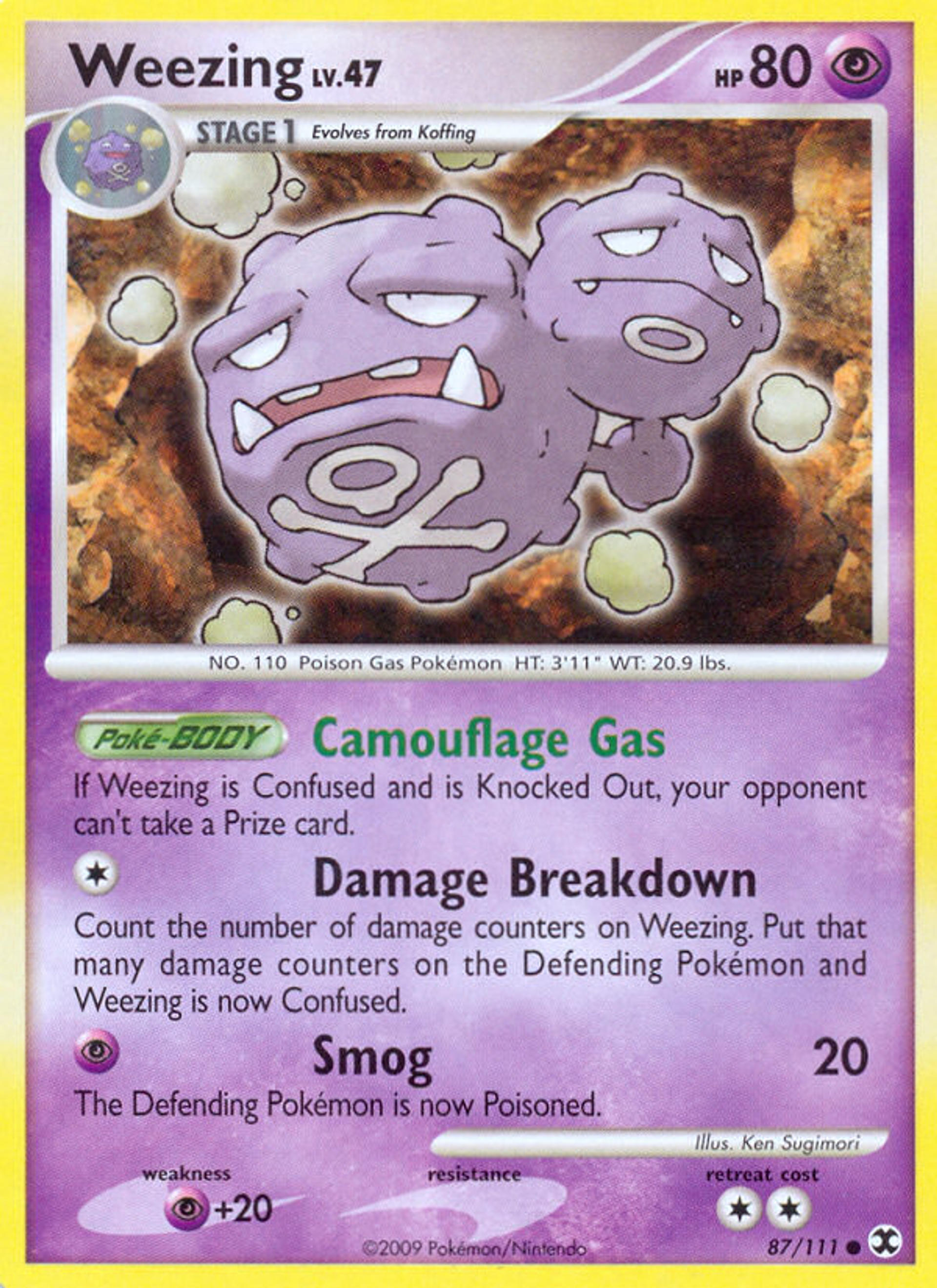 Weezing — Rising Rivals — Pokemon