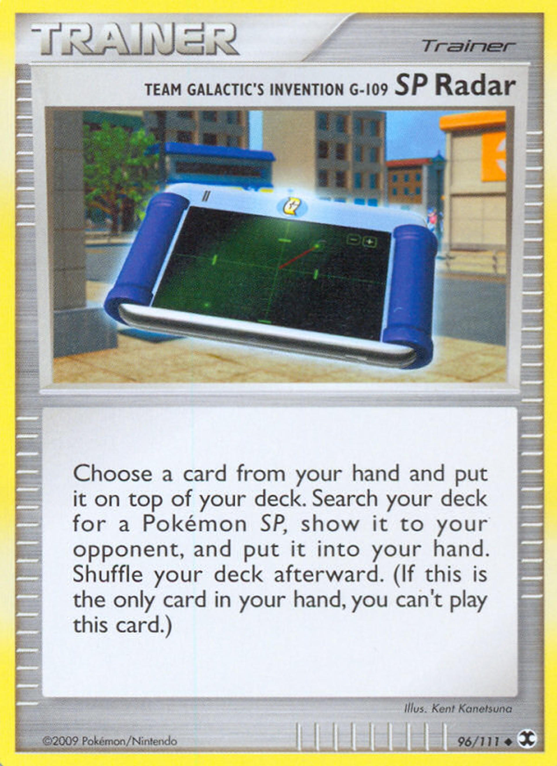 Team Galactic's Invention G-109 SP Radar — Rising Rivals — Pokemon
