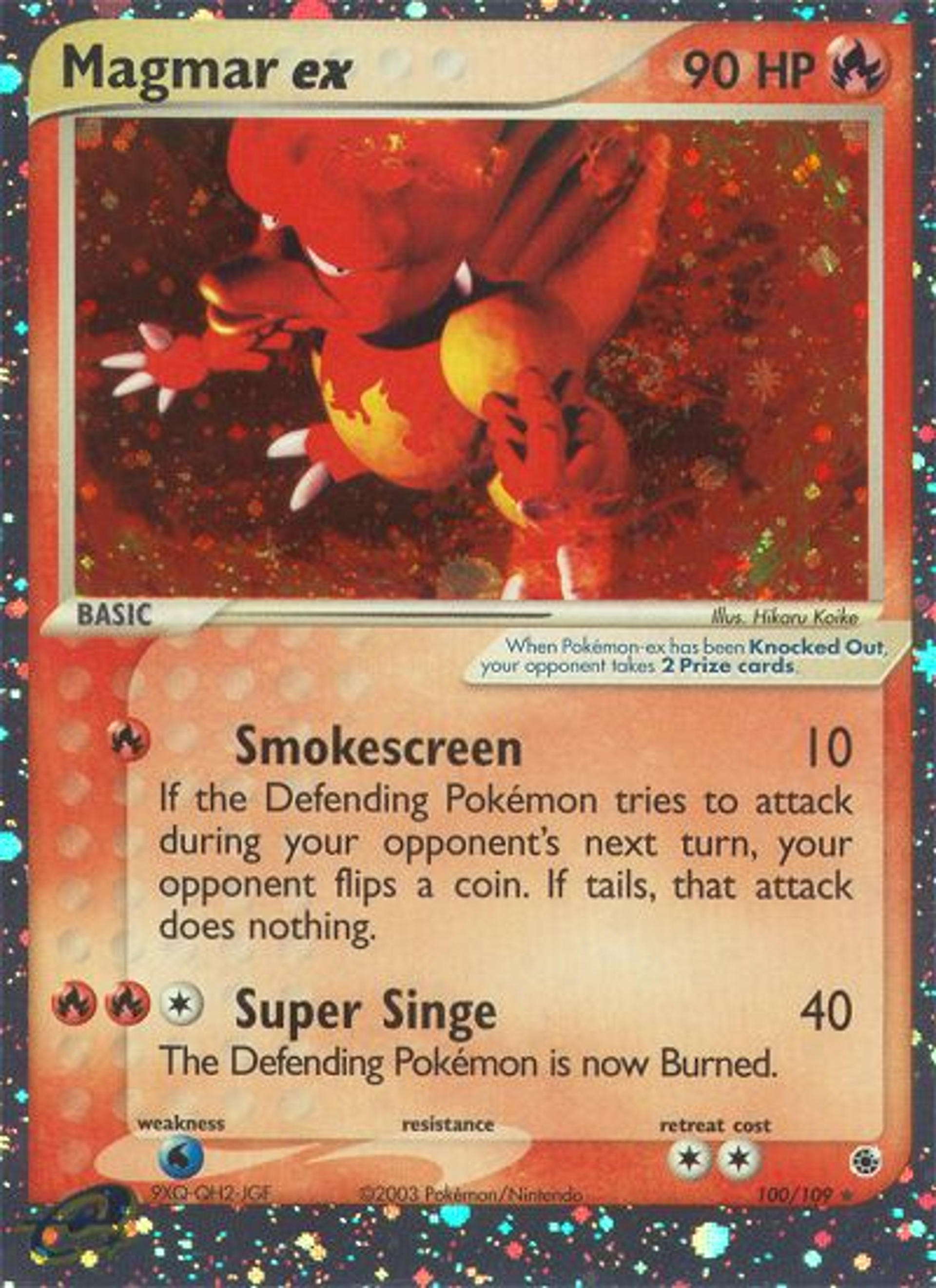 Magmar ex — Ruby and Sapphire — Pokemon