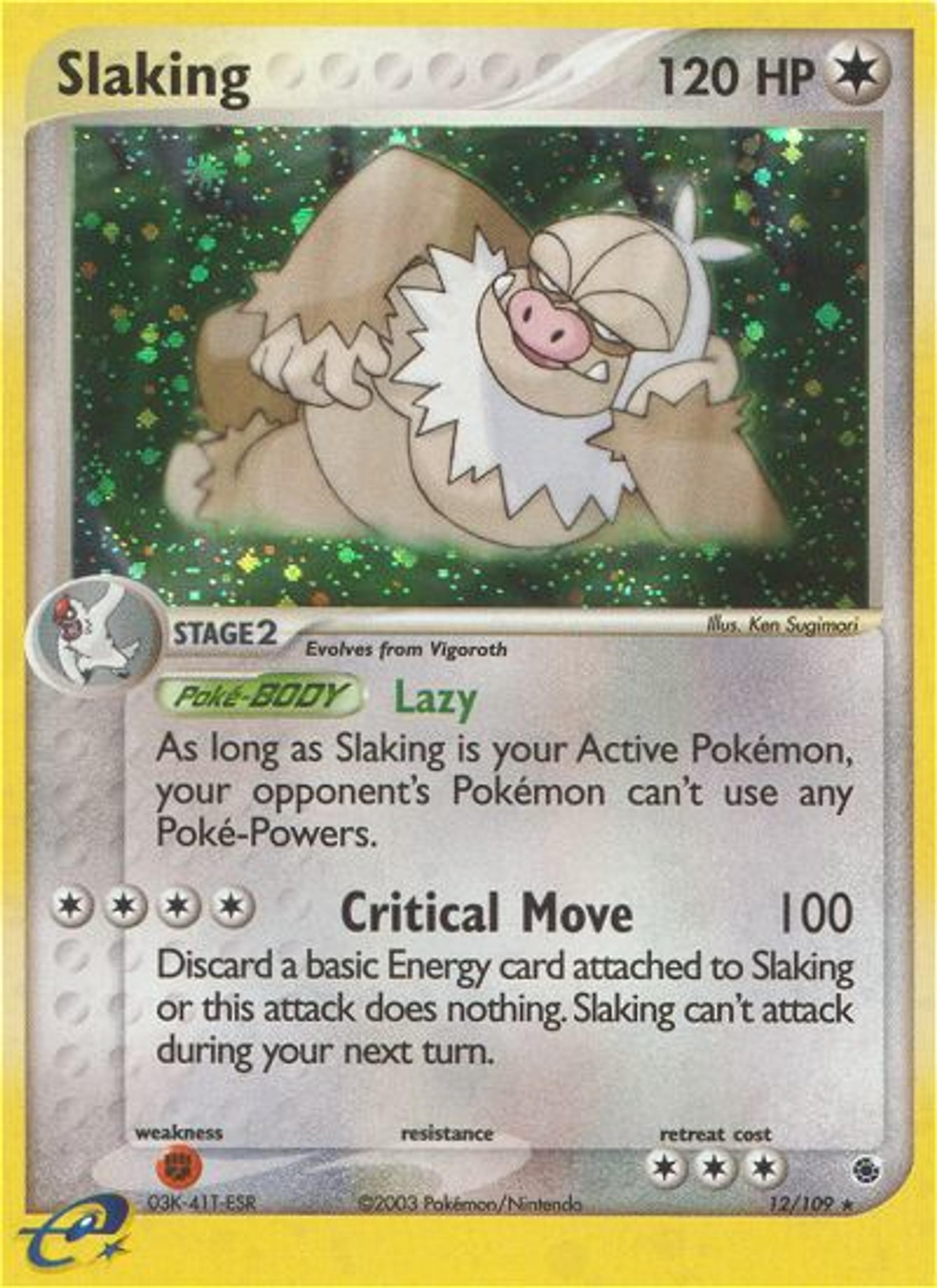 Slaking — Ruby and Sapphire — Pokemon
