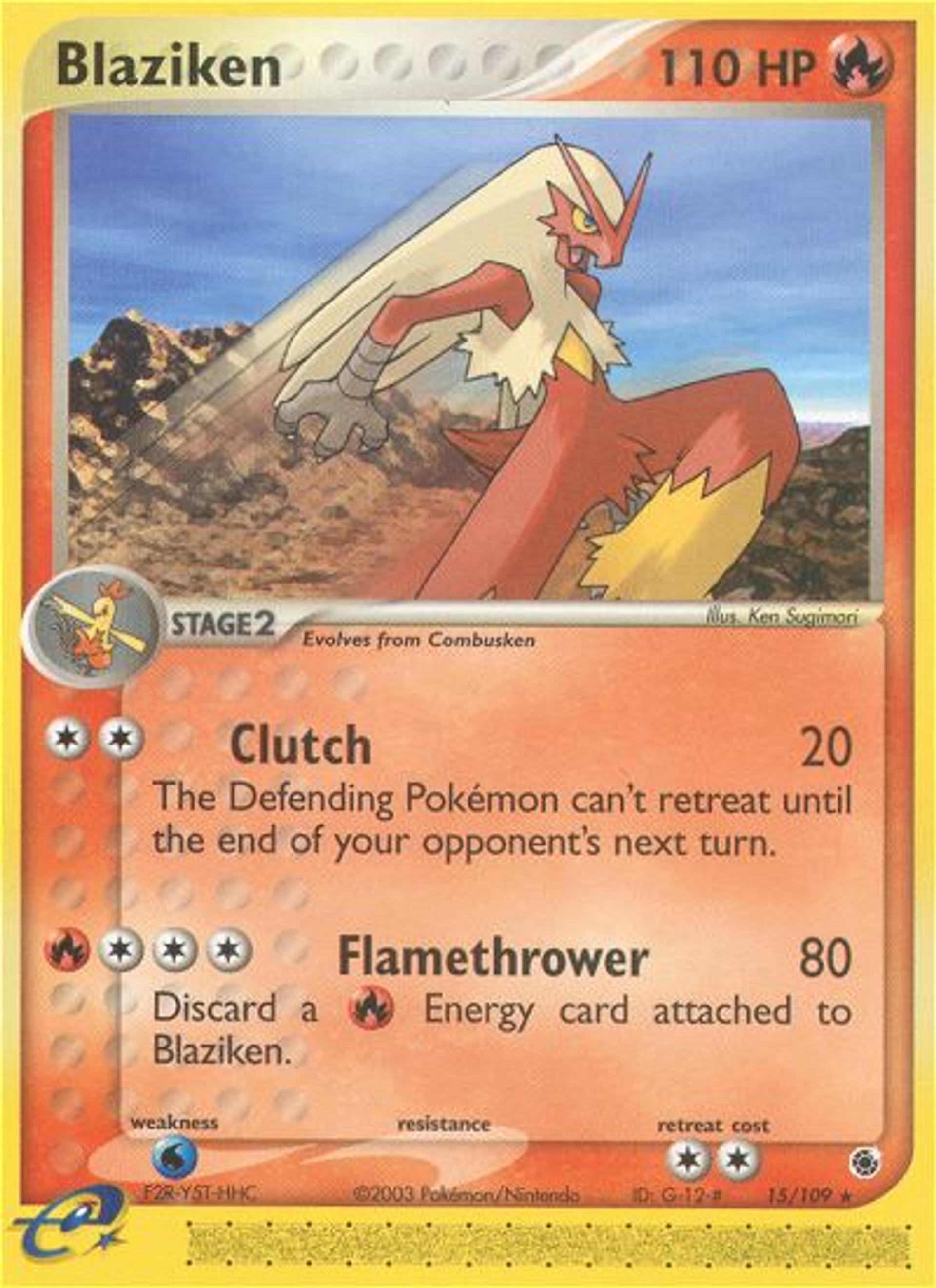 Blaziken — Ruby and Sapphire — Pokemon