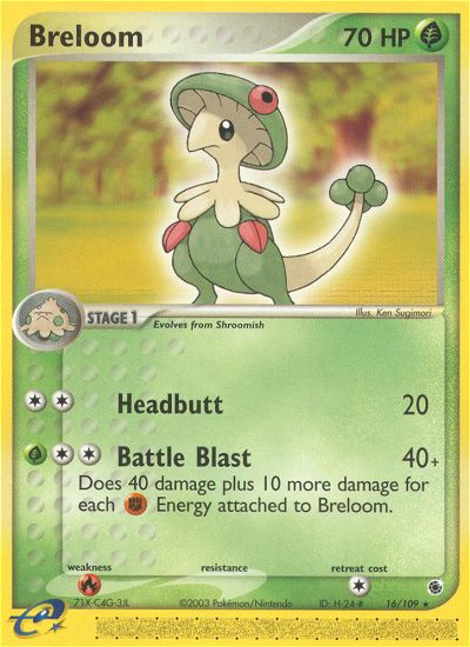 Breloom — Ruby and Sapphire — Pokemon