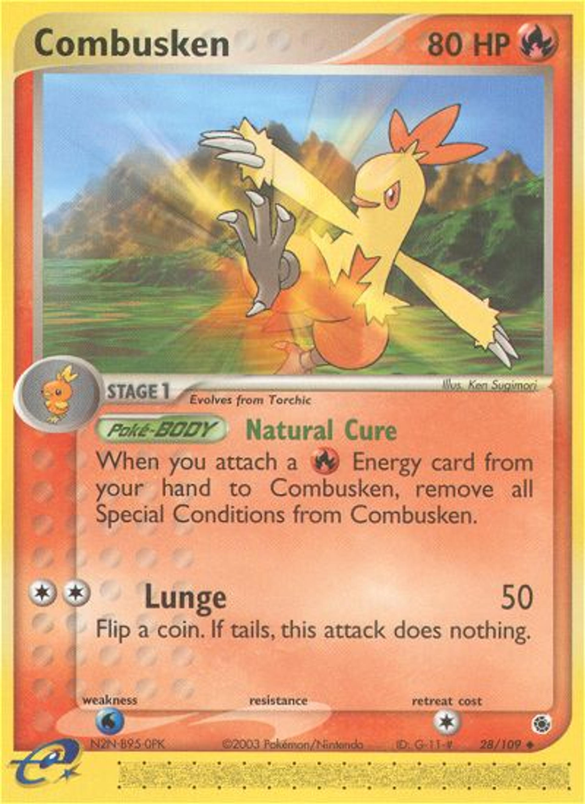 Combusken — Ruby and Sapphire — Pokemon