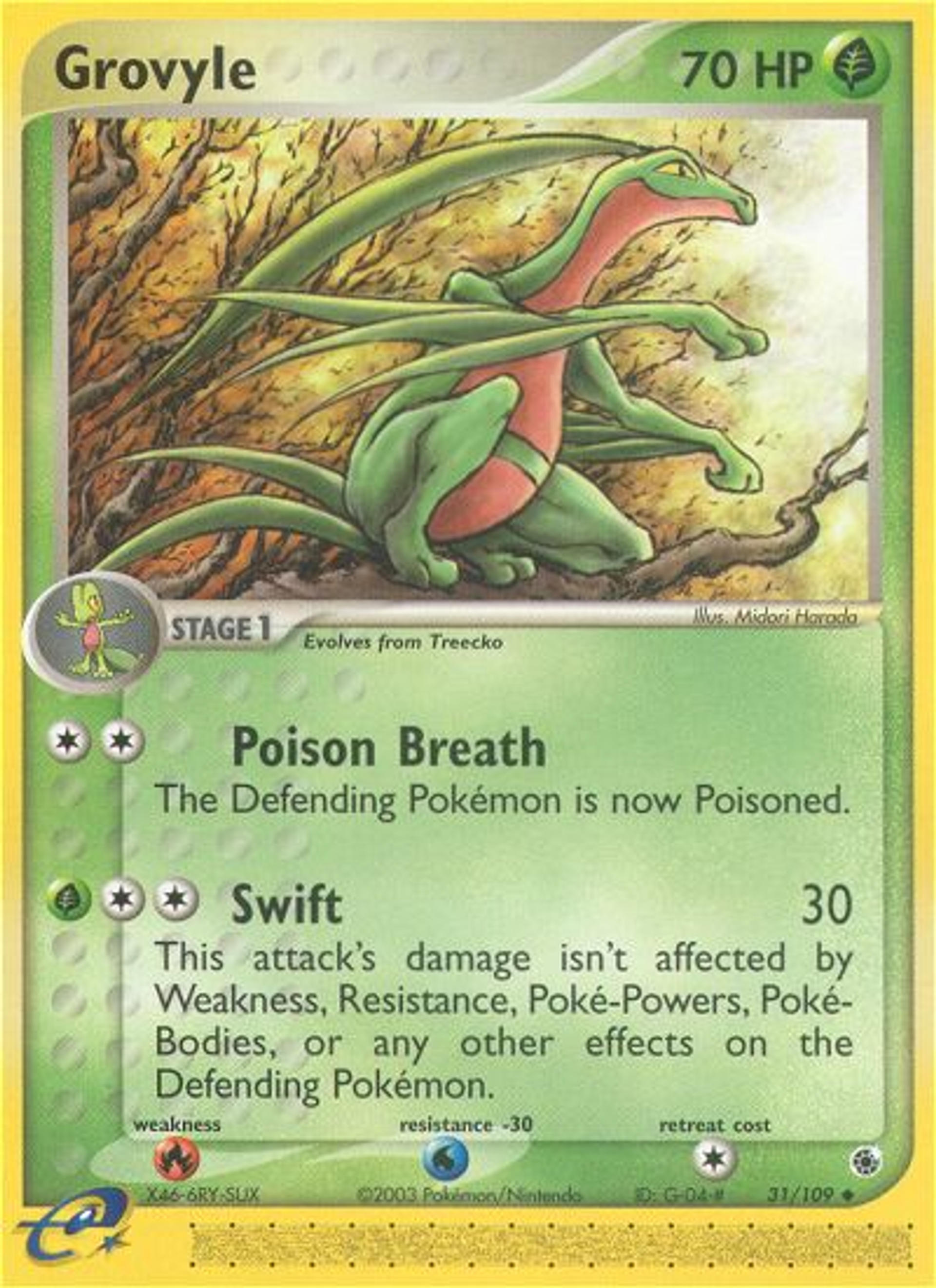 Grovyle — Ruby and Sapphire — Pokemon