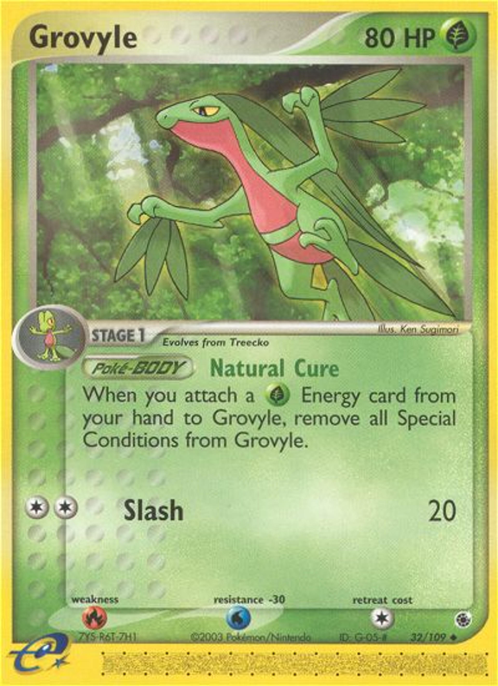 Grovyle — Ruby and Sapphire — Pokemon
