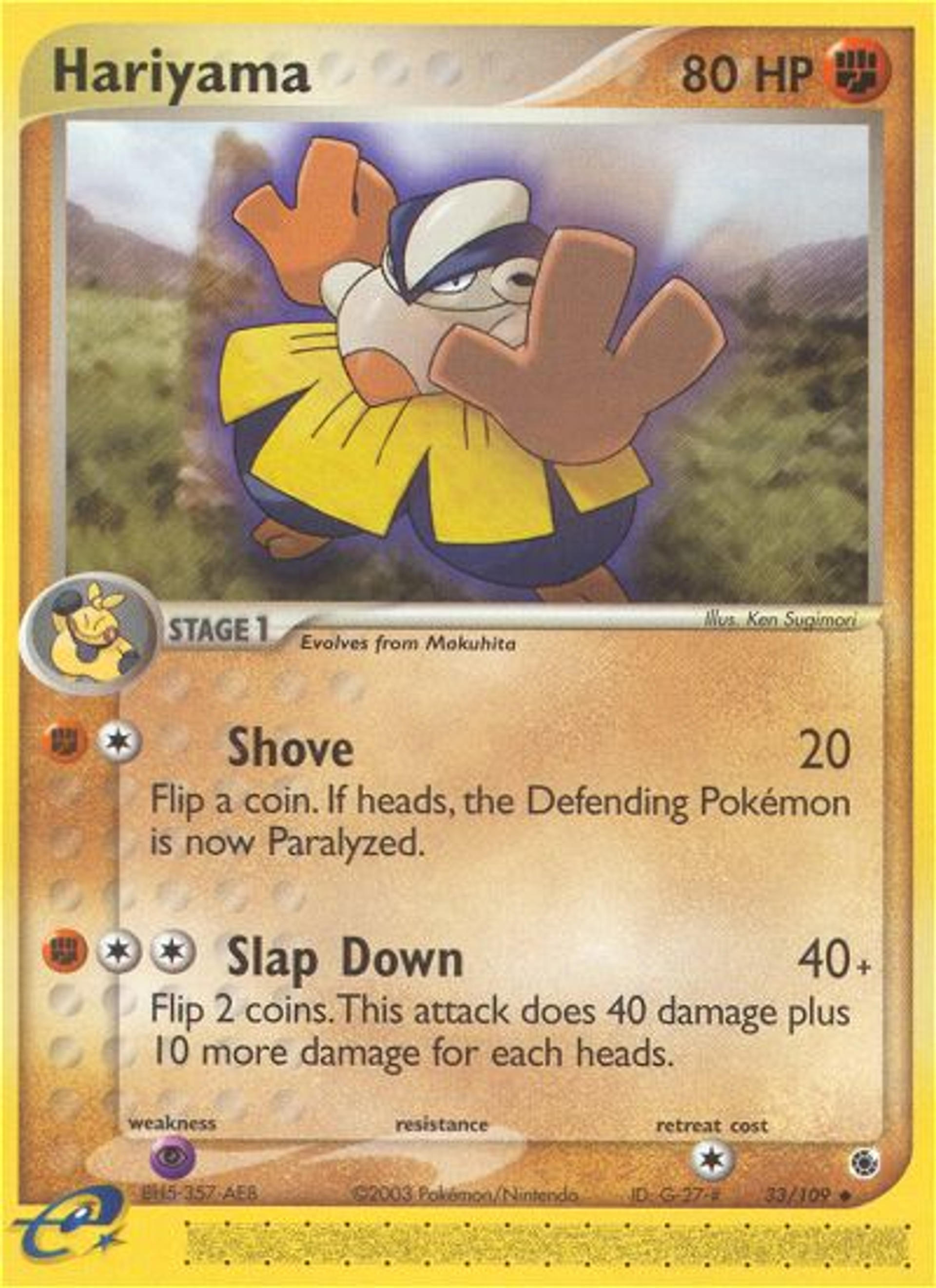 Hariyama — Ruby and Sapphire — Pokemon