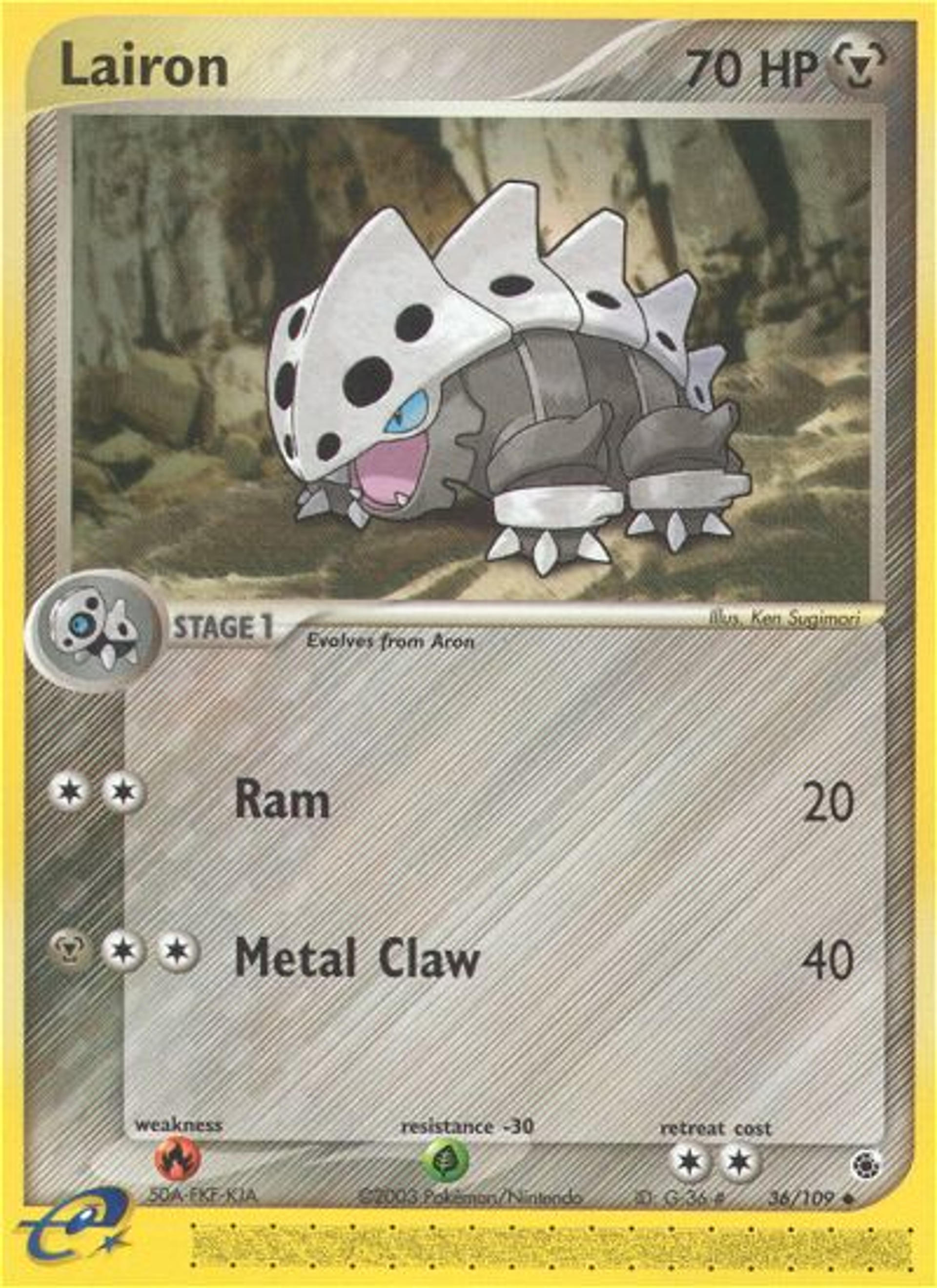 Lairon — Ruby and Sapphire — Pokemon