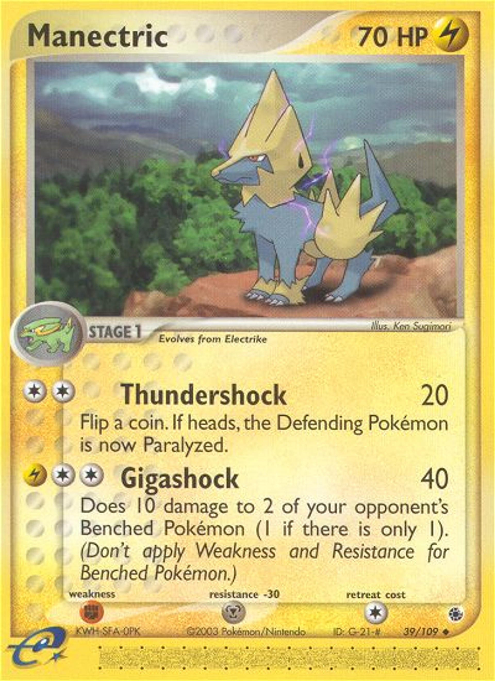 Manectric — Ruby and Sapphire — Pokemon