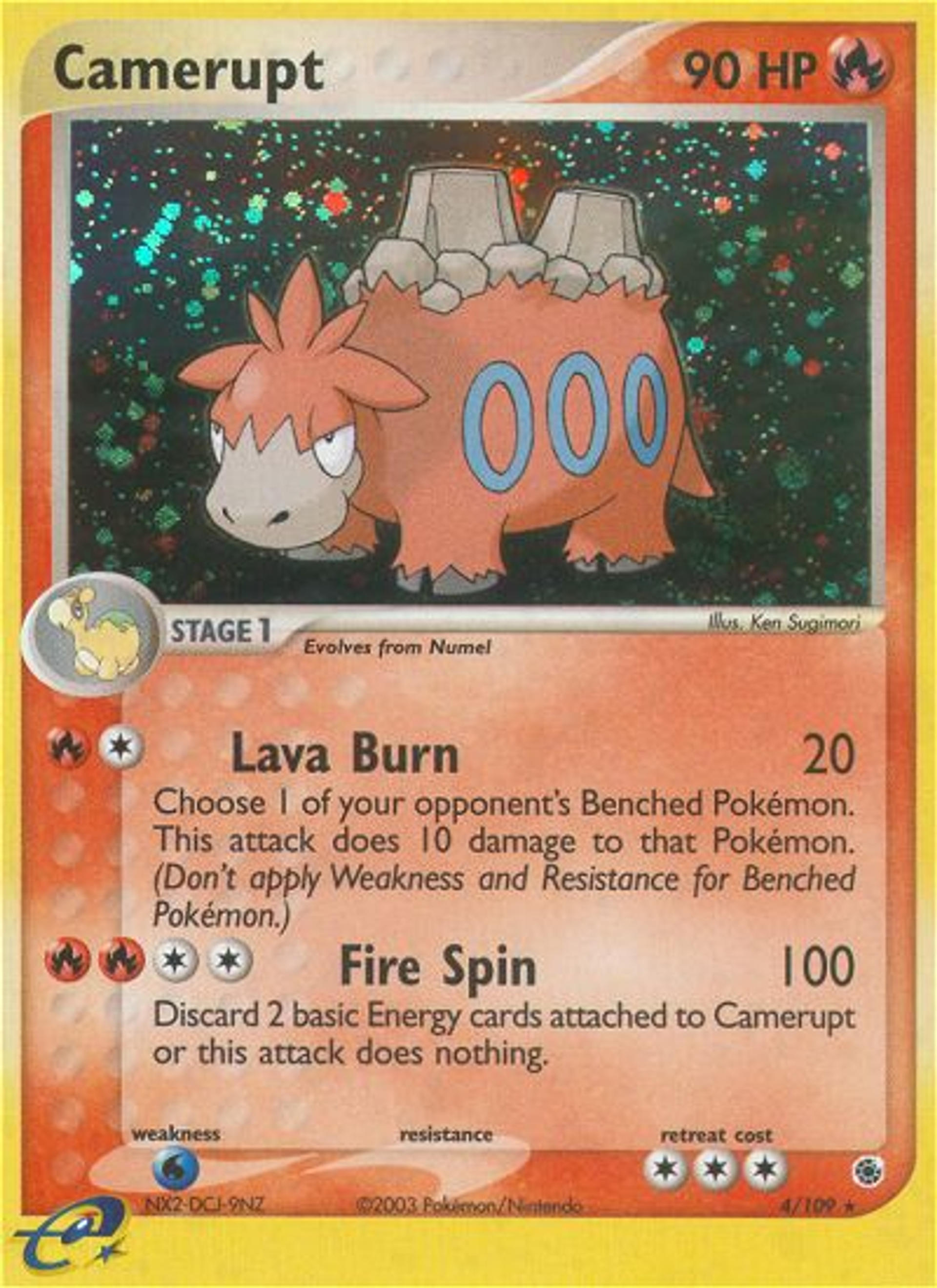 Camerupt — Ruby and Sapphire — Pokemon