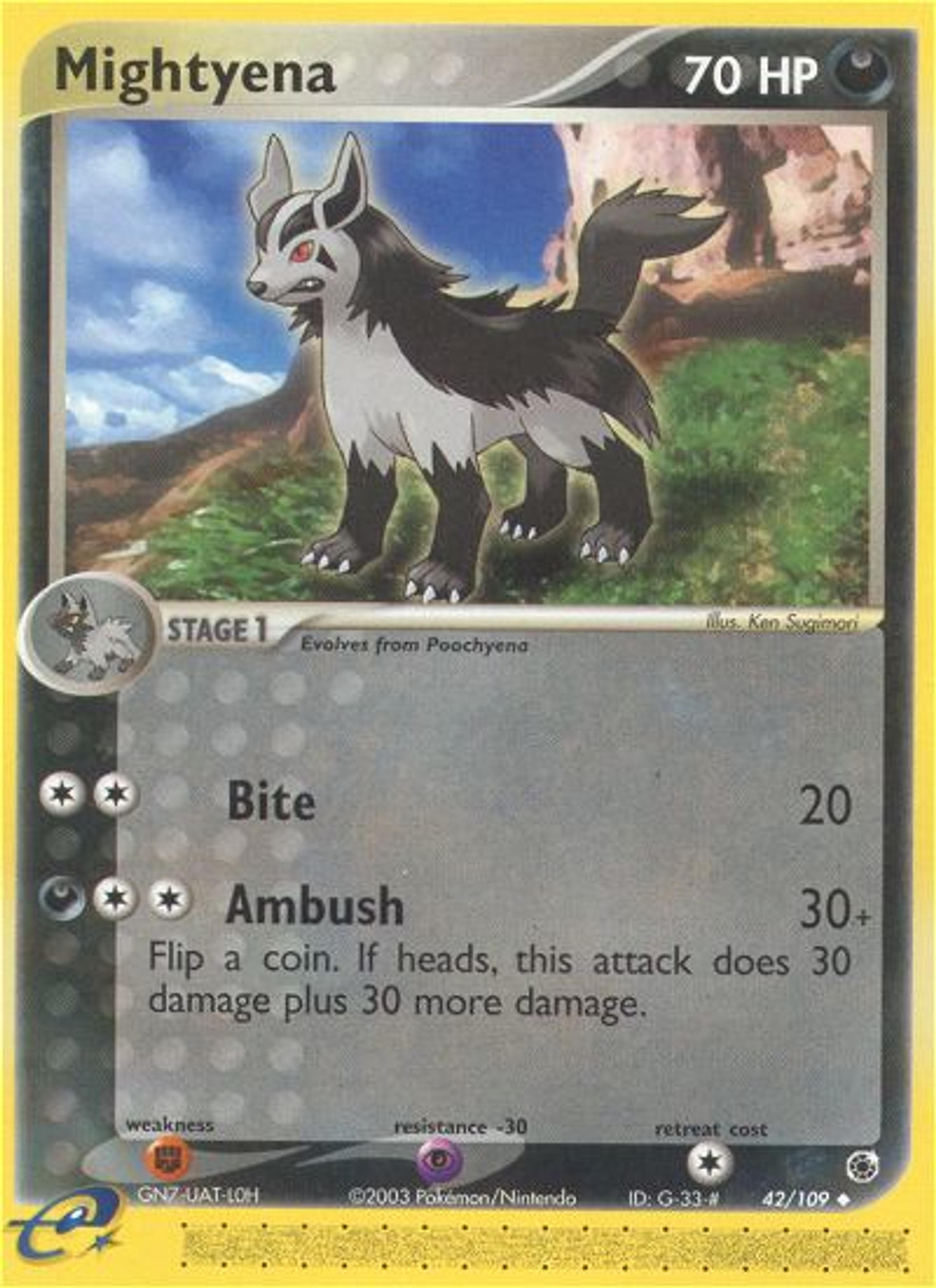 Mightyena — Ruby and Sapphire — Pokemon