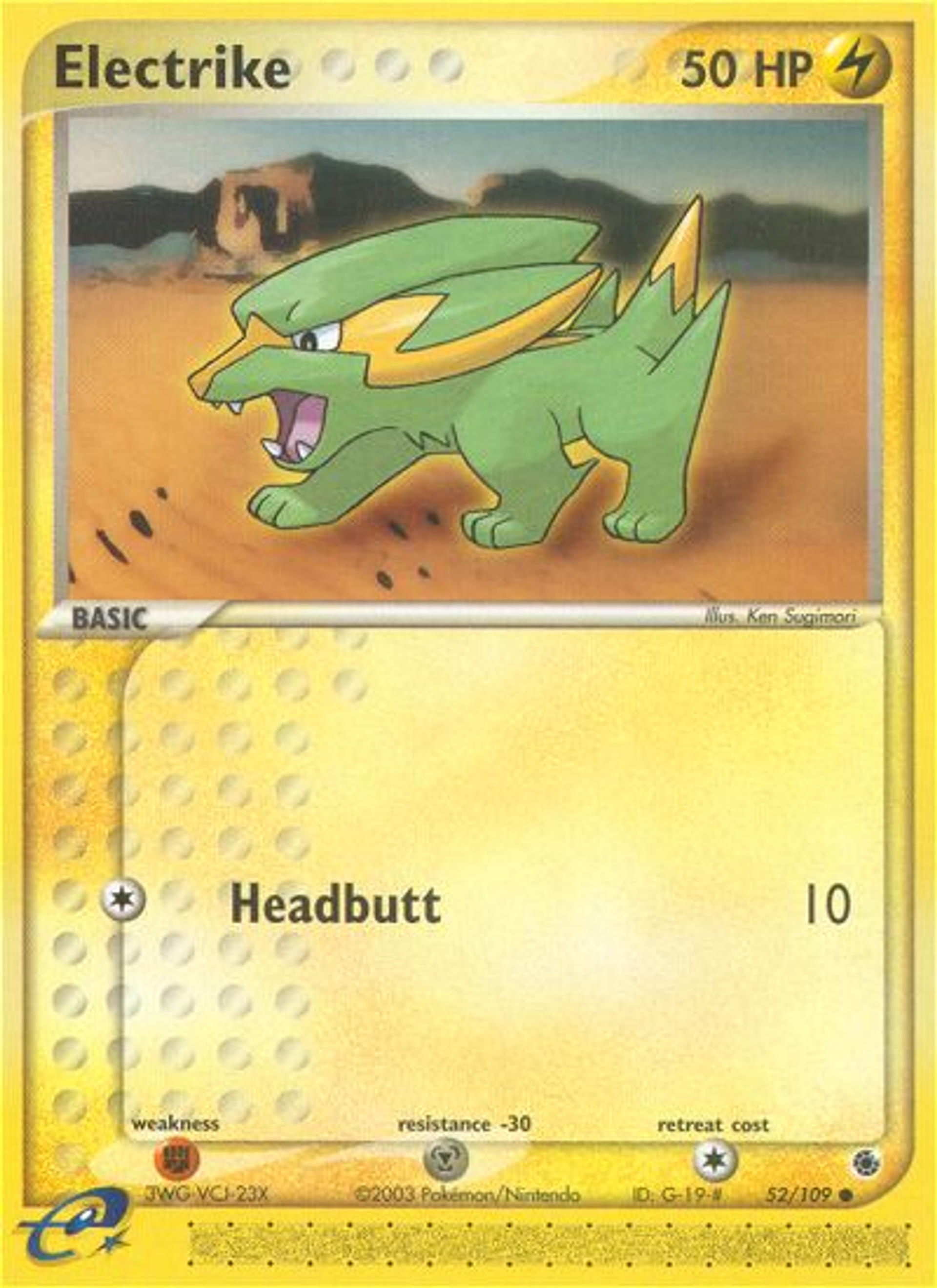 Electrike — Ruby and Sapphire — Pokemon