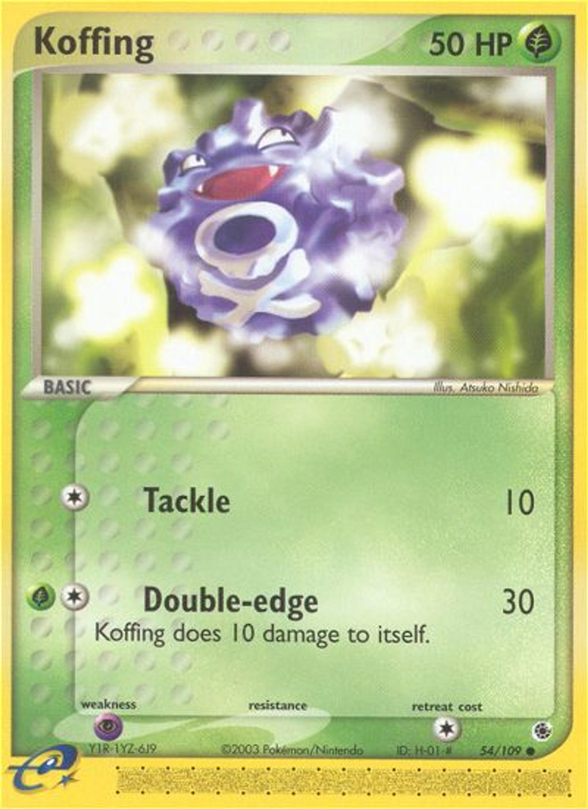 Koffing — Ruby and Sapphire — Pokemon