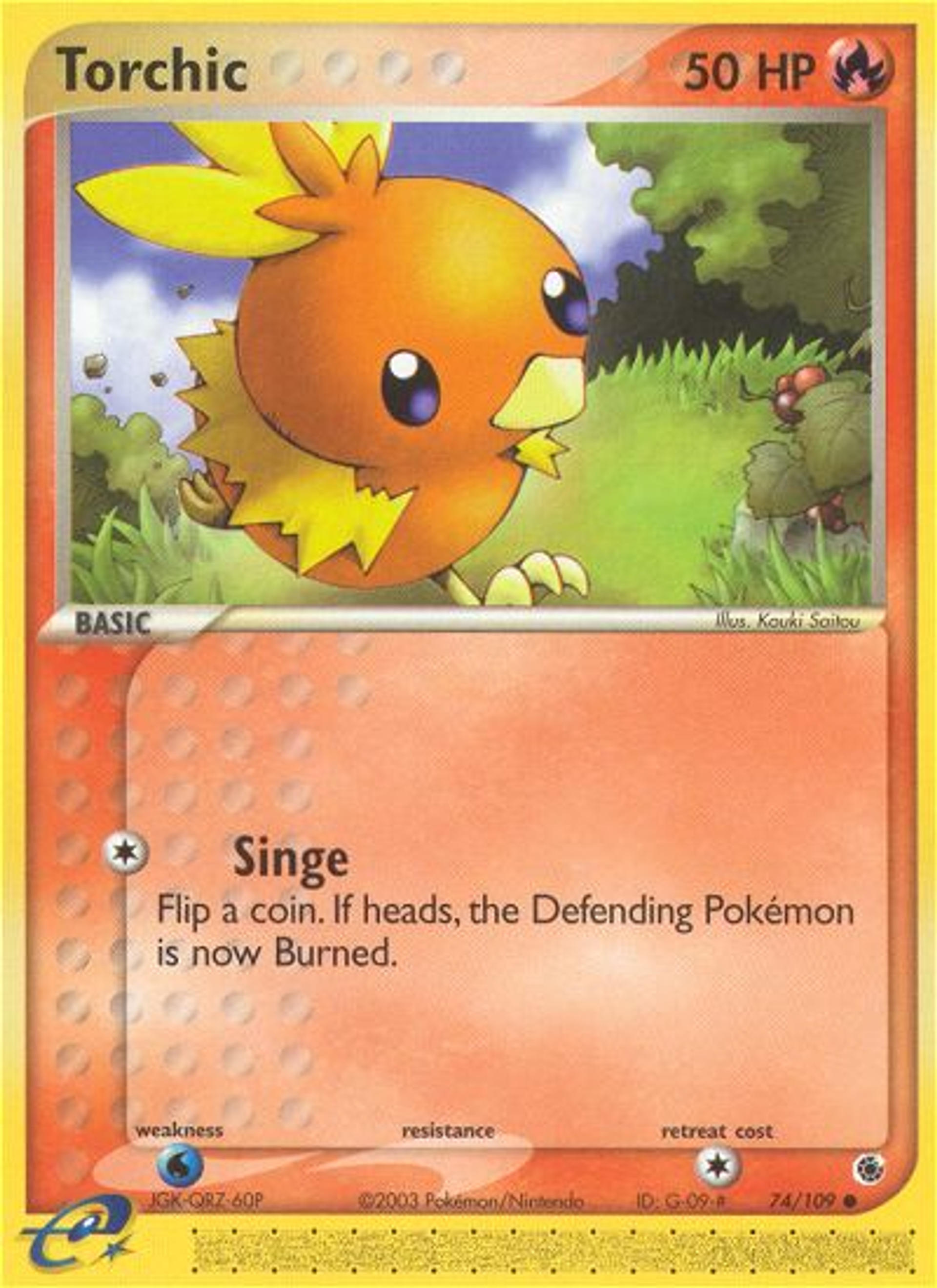 Torchic — Ruby and Sapphire — Pokemon