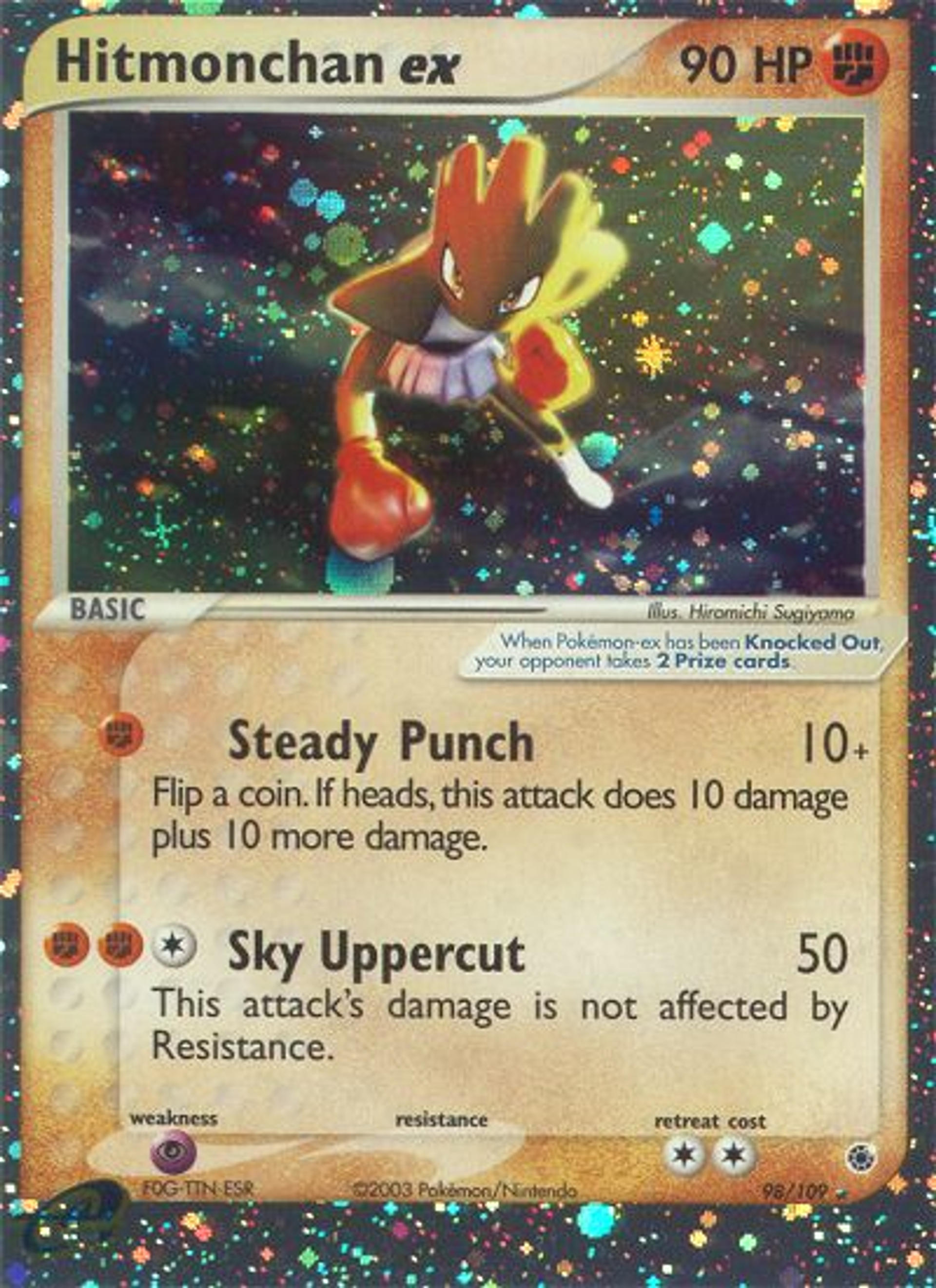 Hitmonchan ex — Ruby and Sapphire — Pokemon