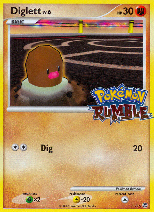 Diglett — Rumble — Pokemon