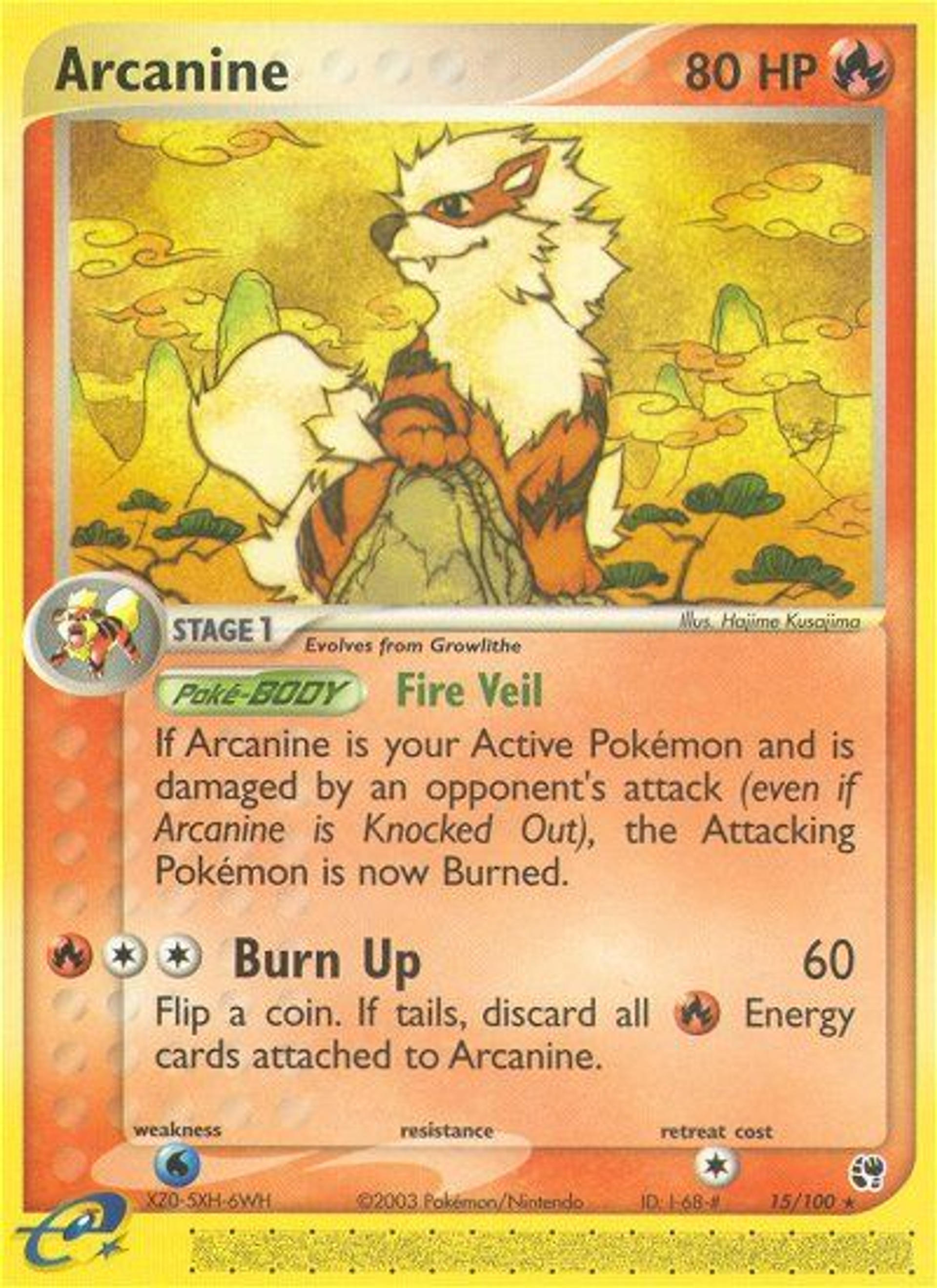 Arcanine — Sandstorm — Pokémon