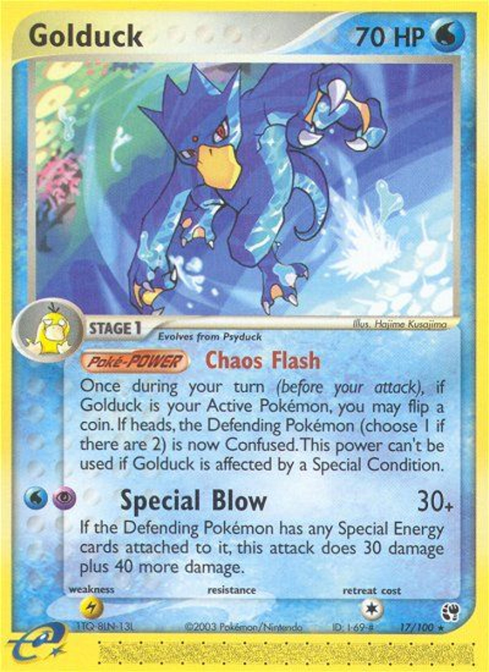 Golduck — Sandstorm — Pokémon