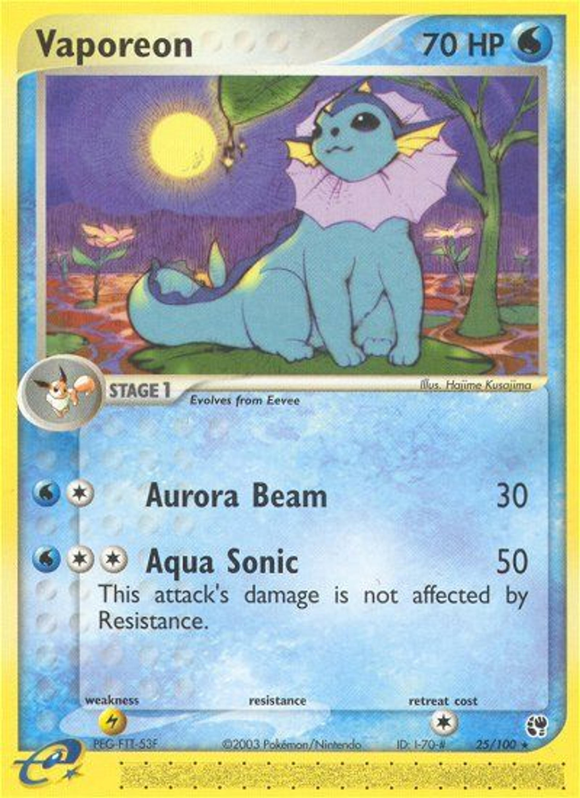 Vaporeon — Sandstorm — Pokémon