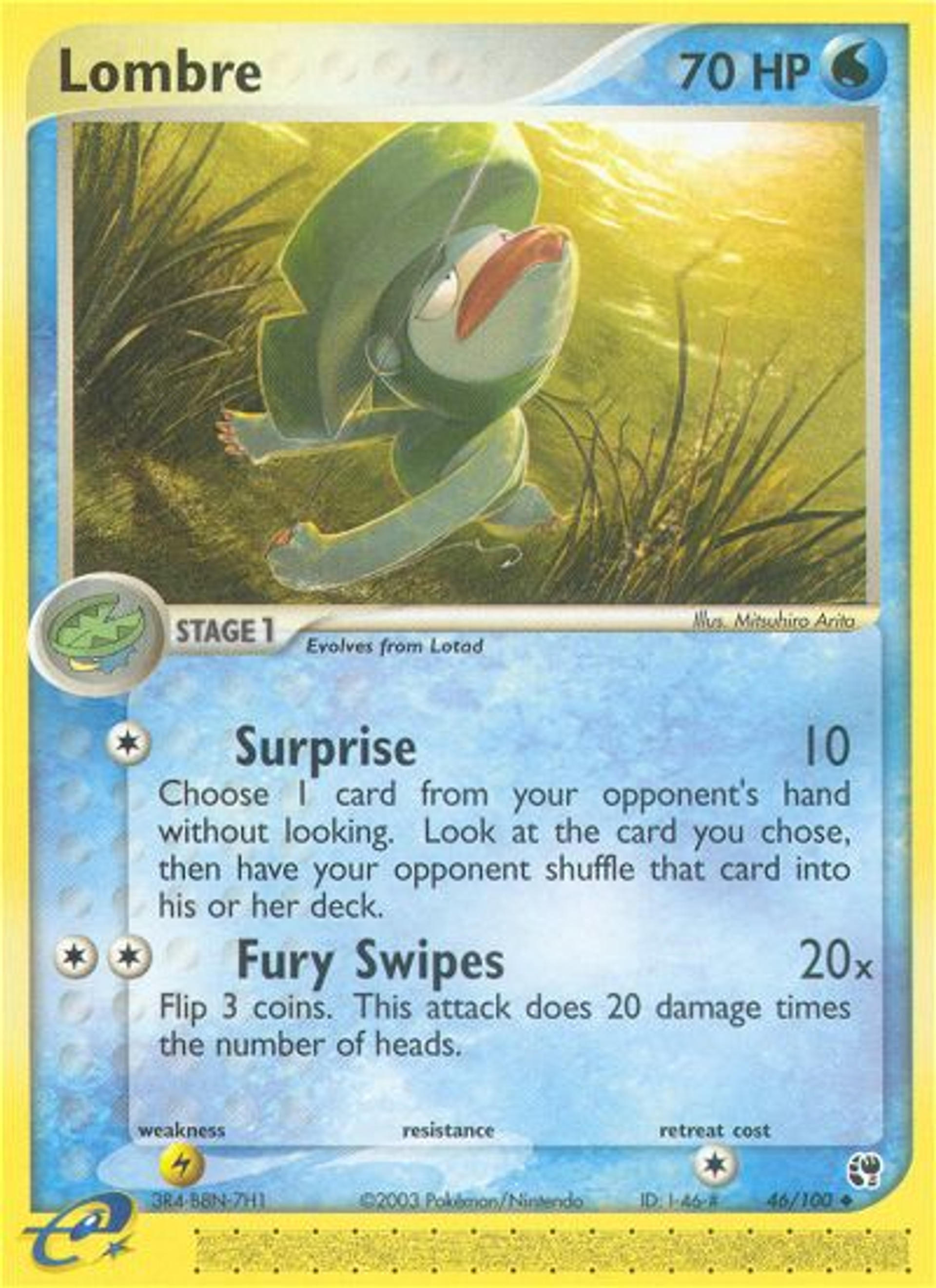 Lombre — Sandstorm — Pokémon