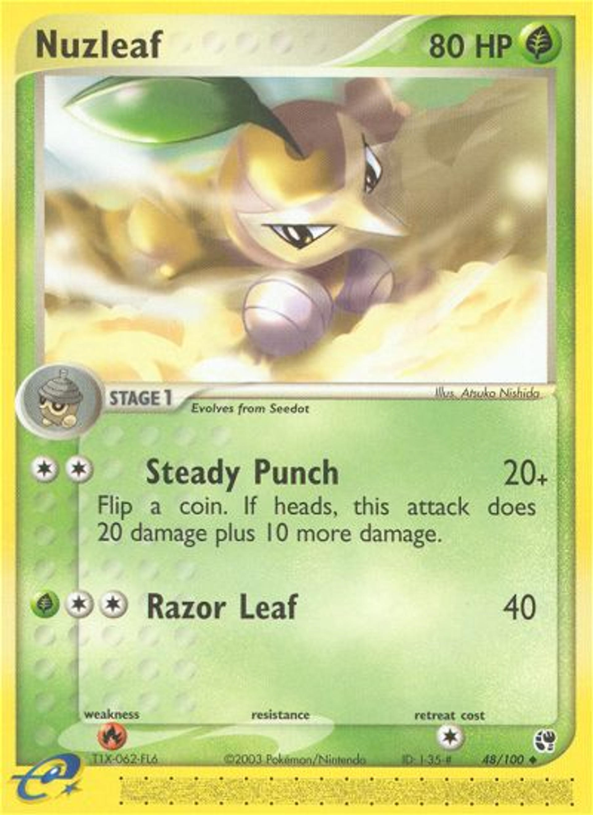 Nuzleaf — Sandstorm — Pokémon