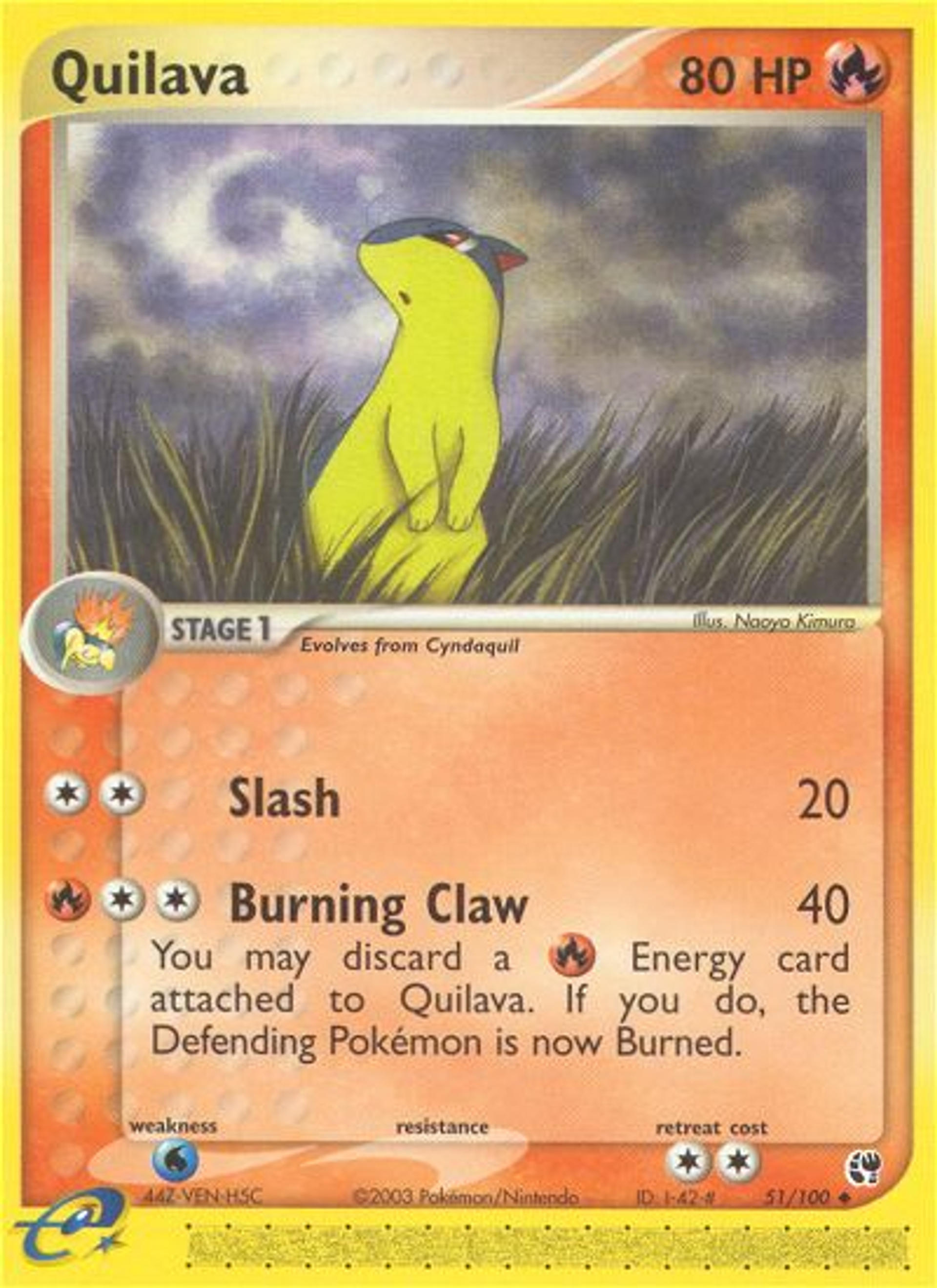 Quilava — Sandstorm — Pokémon