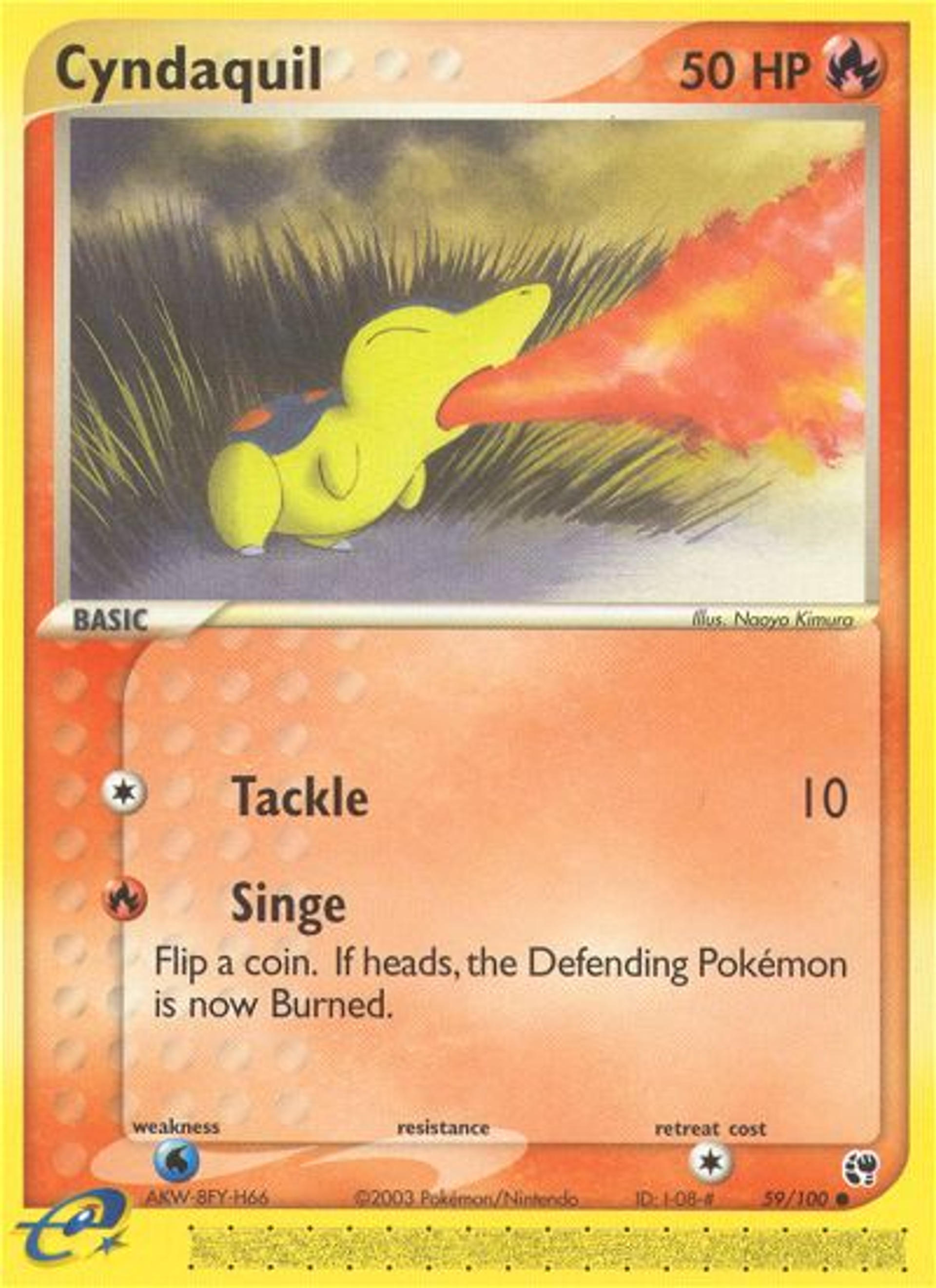 Cyndaquil — Sandstorm — Pokémon