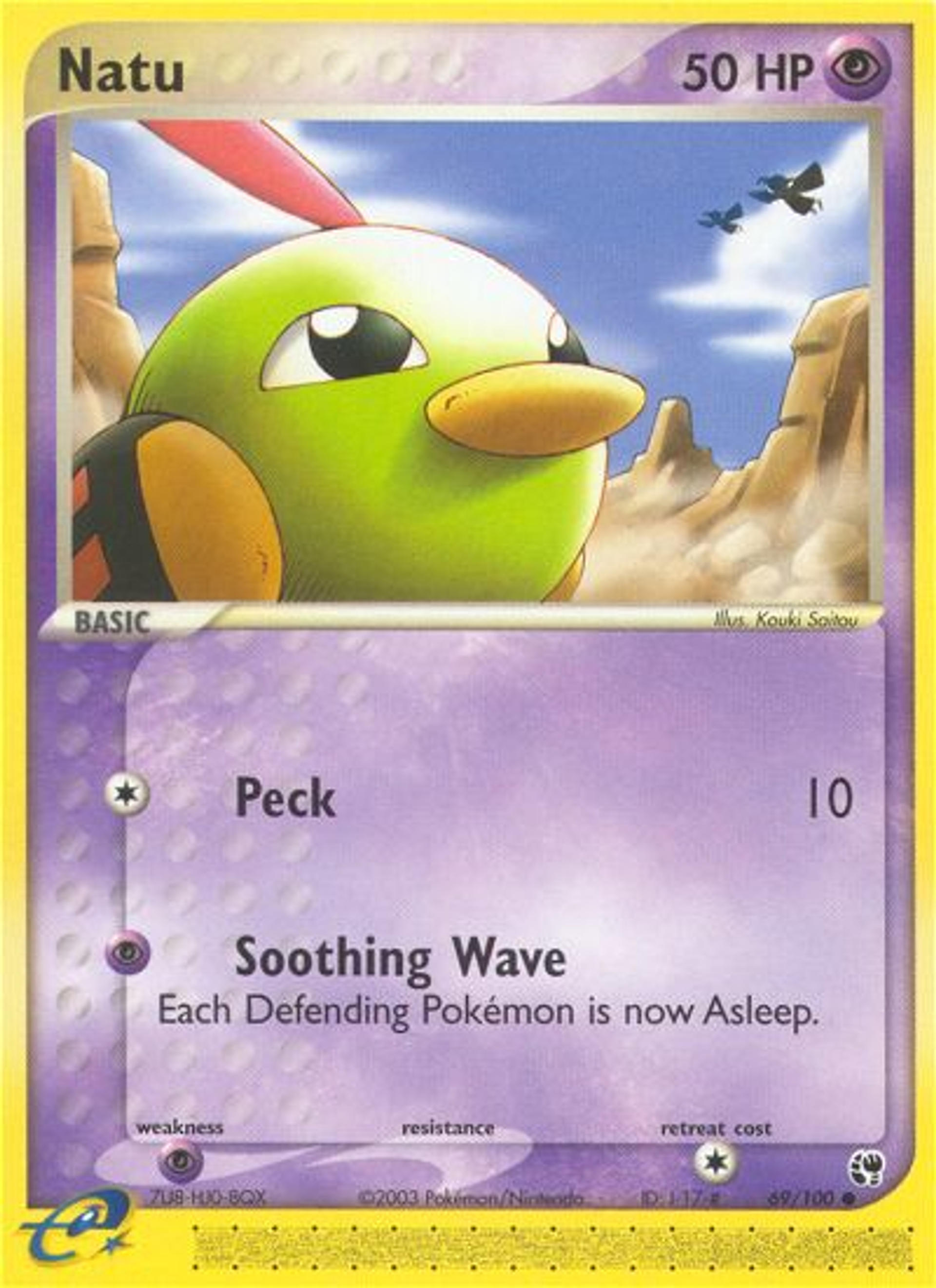 Natu — Sandstorm — Pokémon