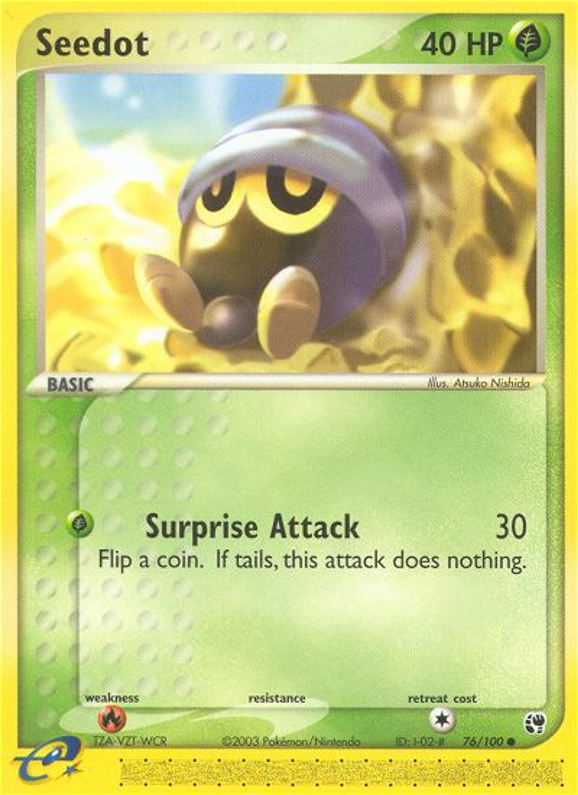 Seedot — Sandstorm — Pokémon