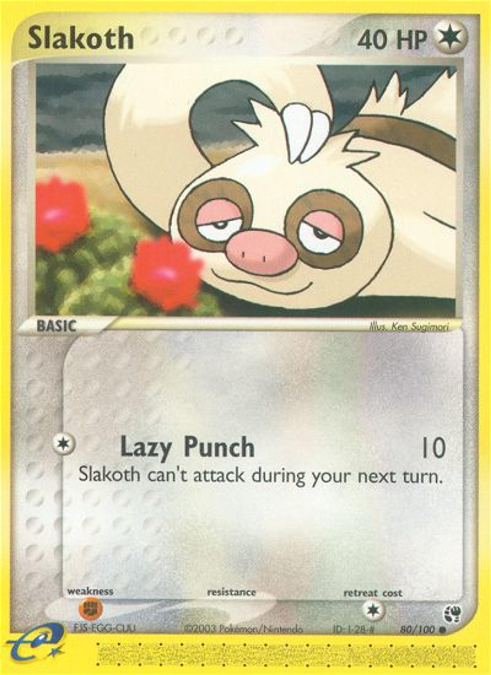 Slakoth — Sandstorm — Pokémon