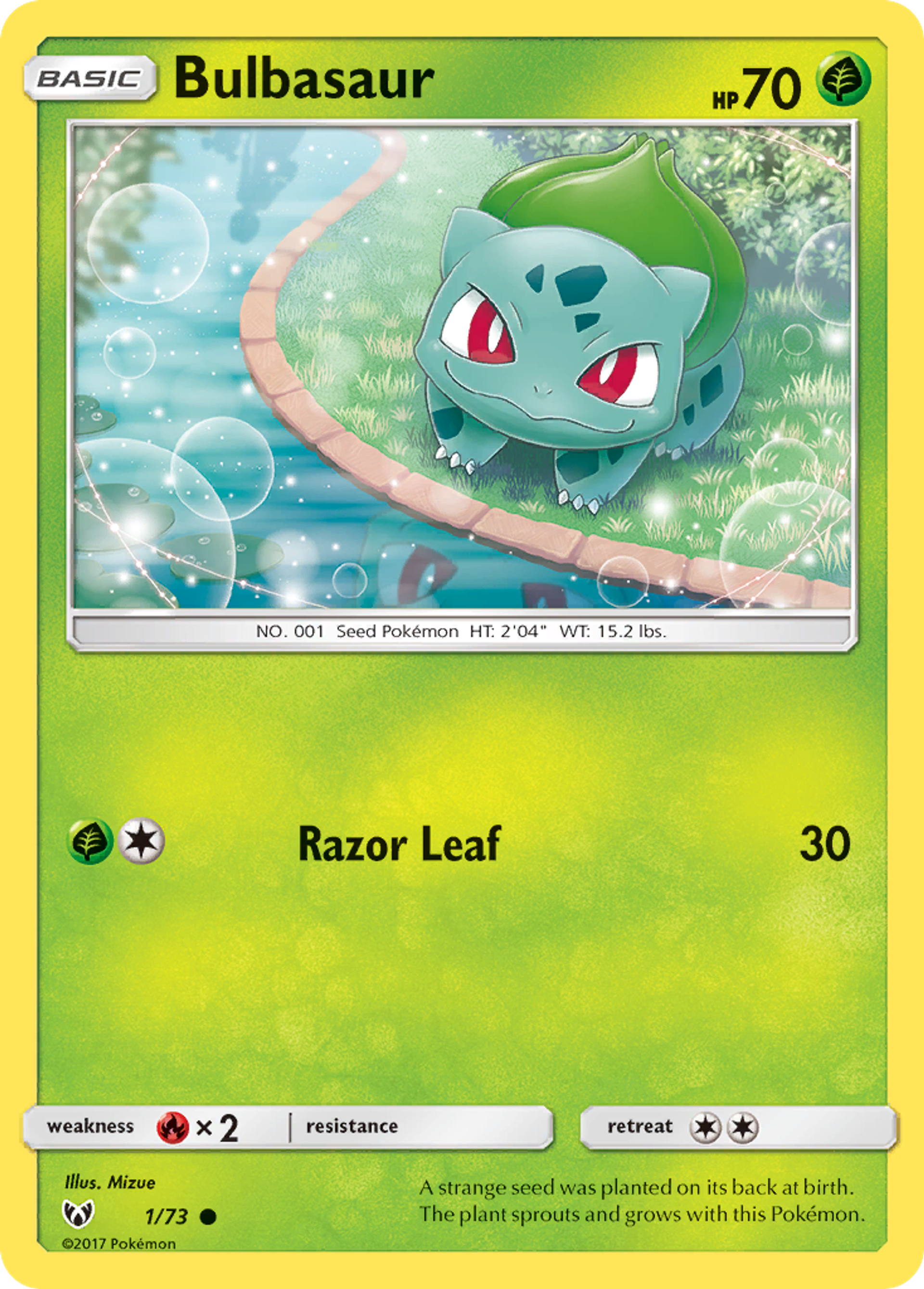 Bulbasaur — Shining Legends — Pokémon