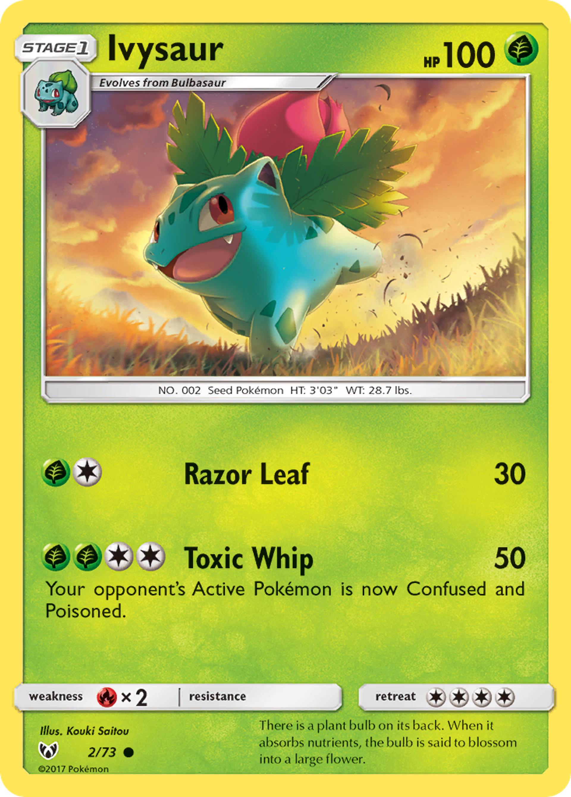 Ivysaur — Shining Legends — Pokémon