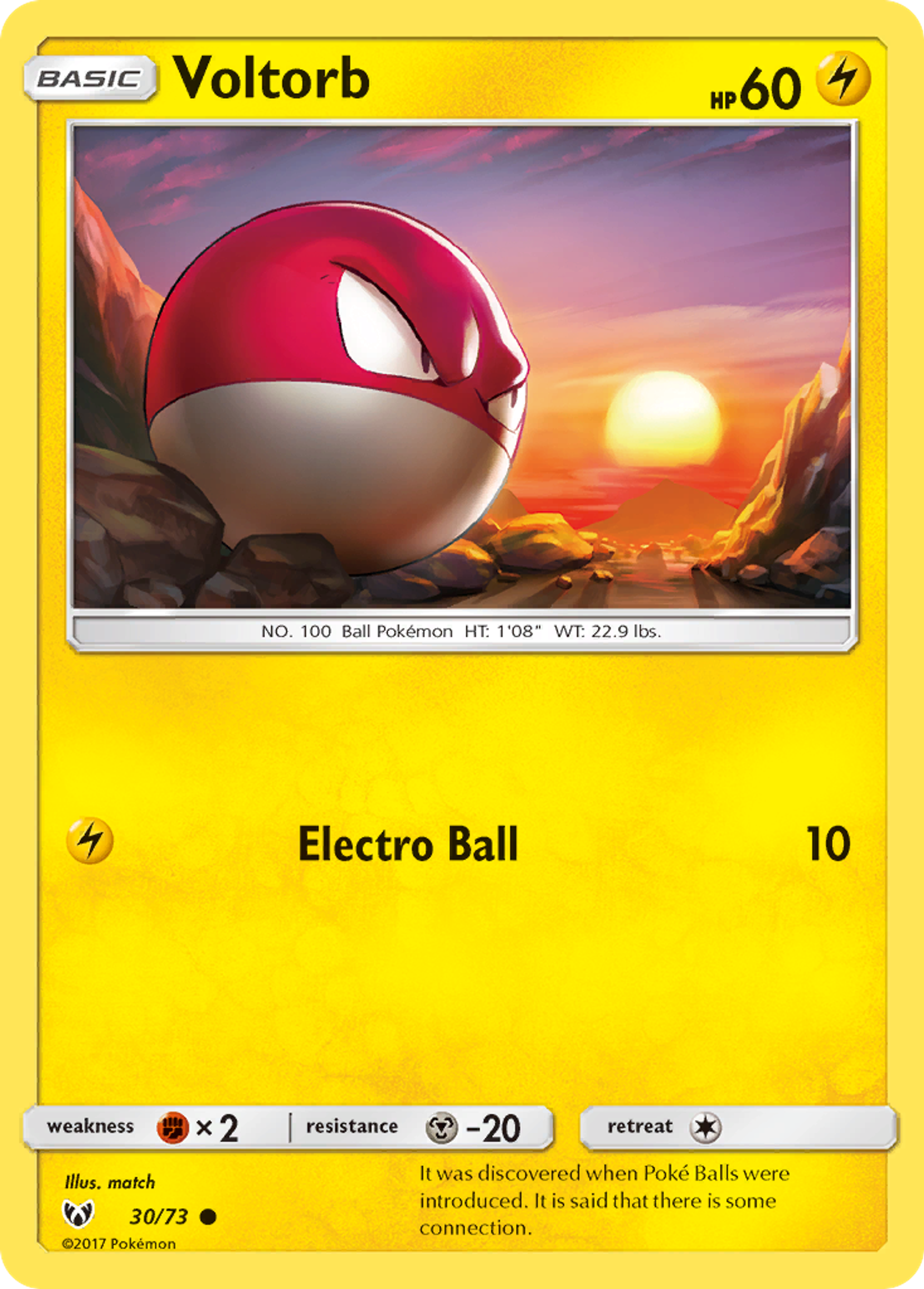 Voltorb — Shining Legends — Pokémon
