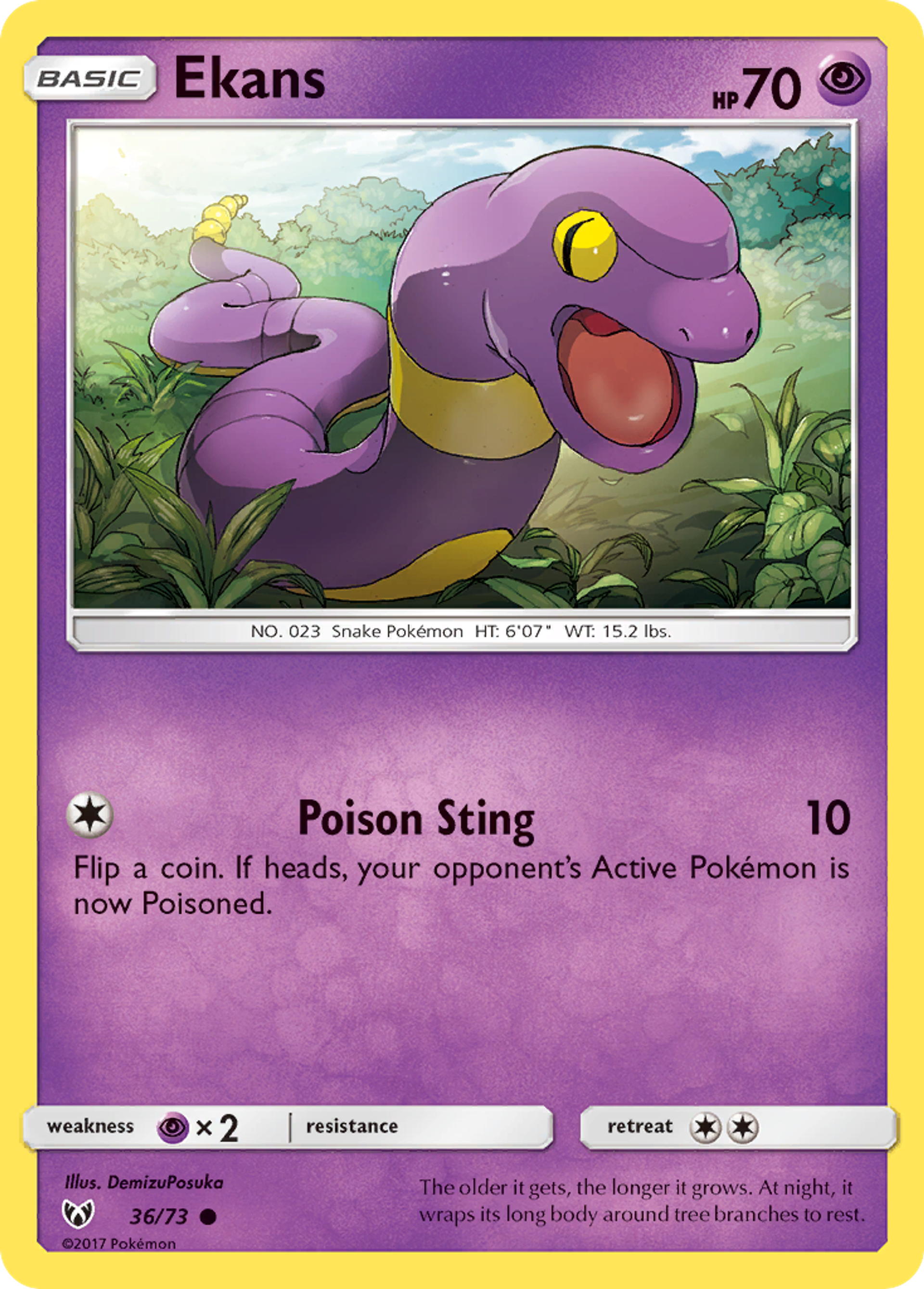 Ekans — Shining Legends — Pokémon
