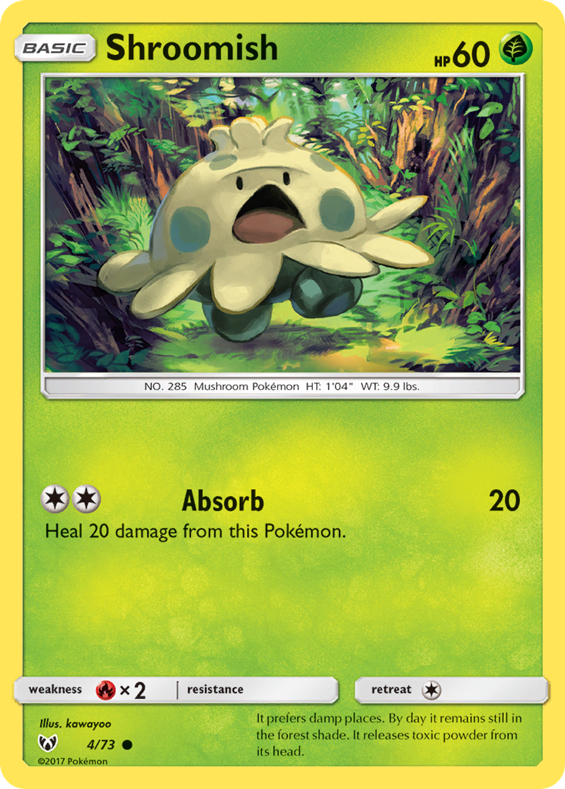 Shroomish — Shining Legends — Pokémon