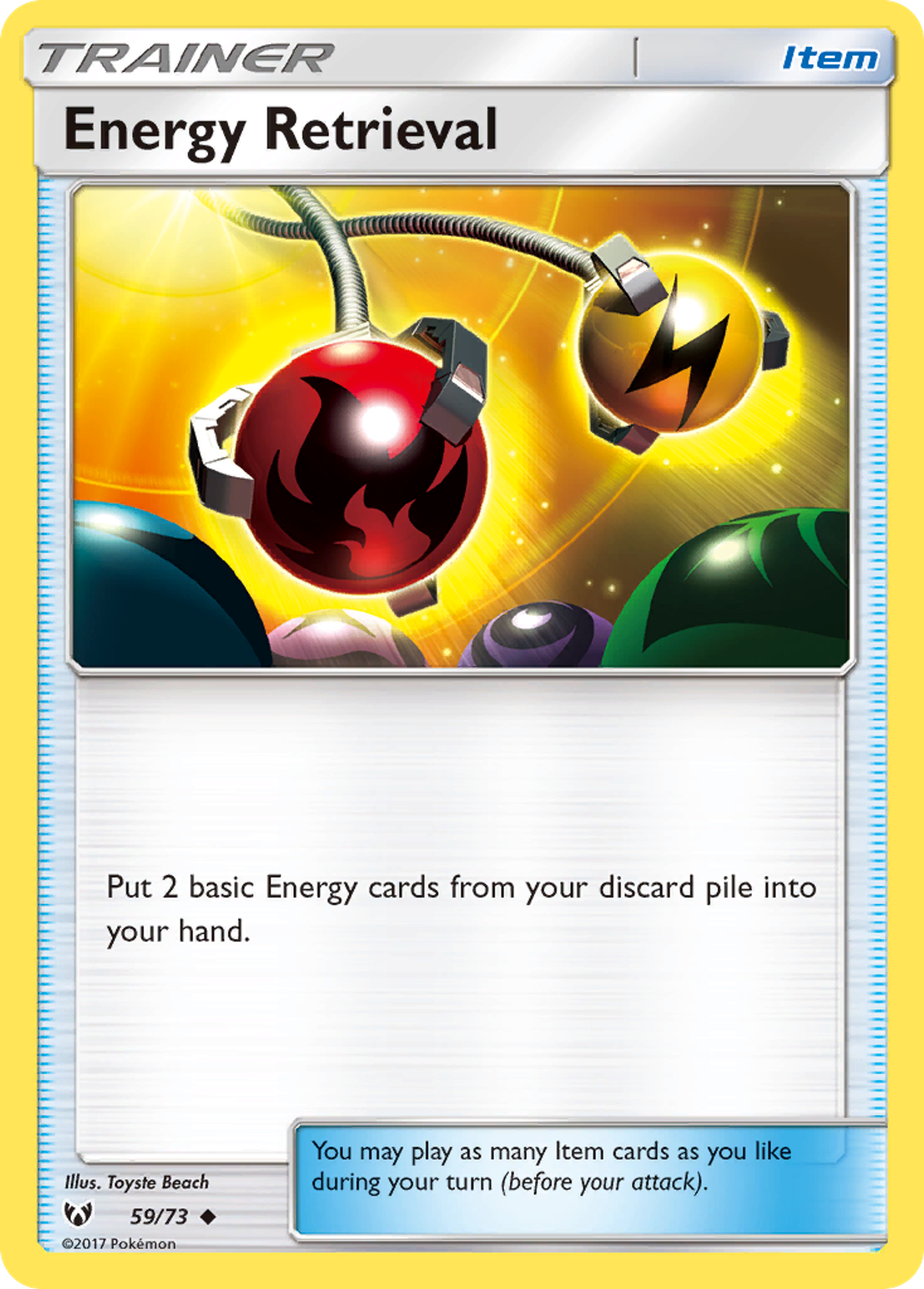 Energy Retrieval — Shining Legends — Pokémon
