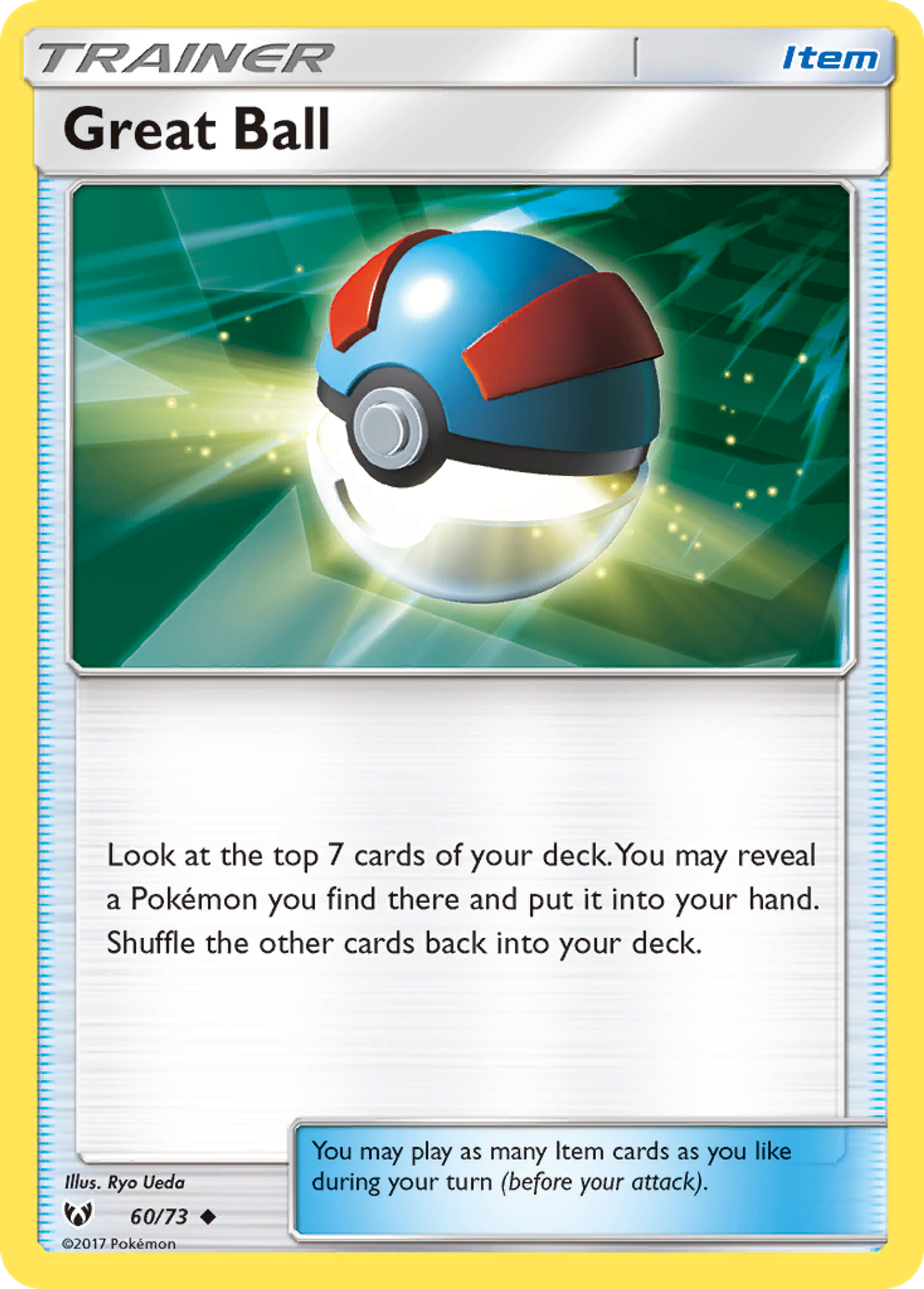 Great Ball — Shining Legends — Pokémon