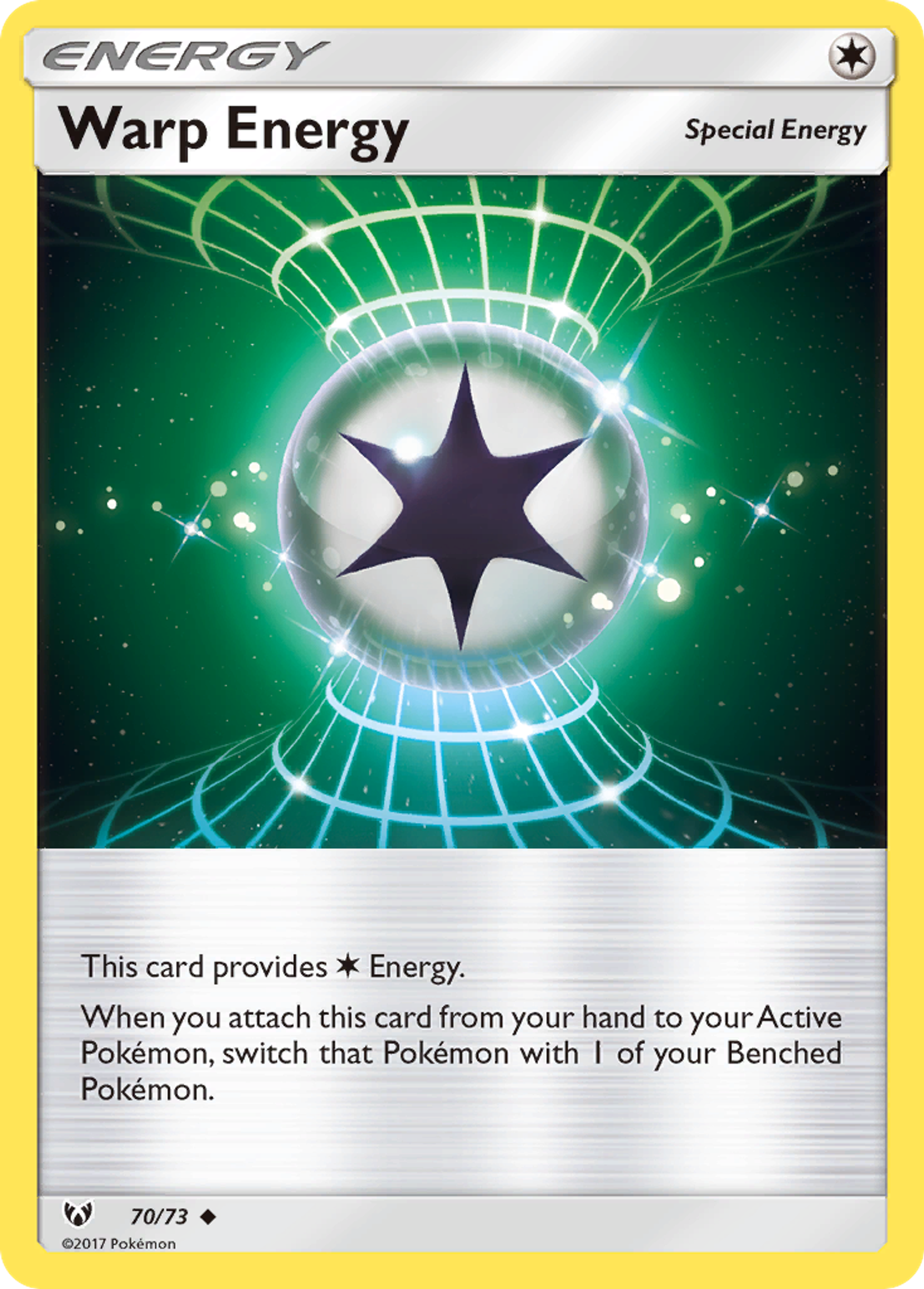 Warp Energy — Shining Legends — Pokémon