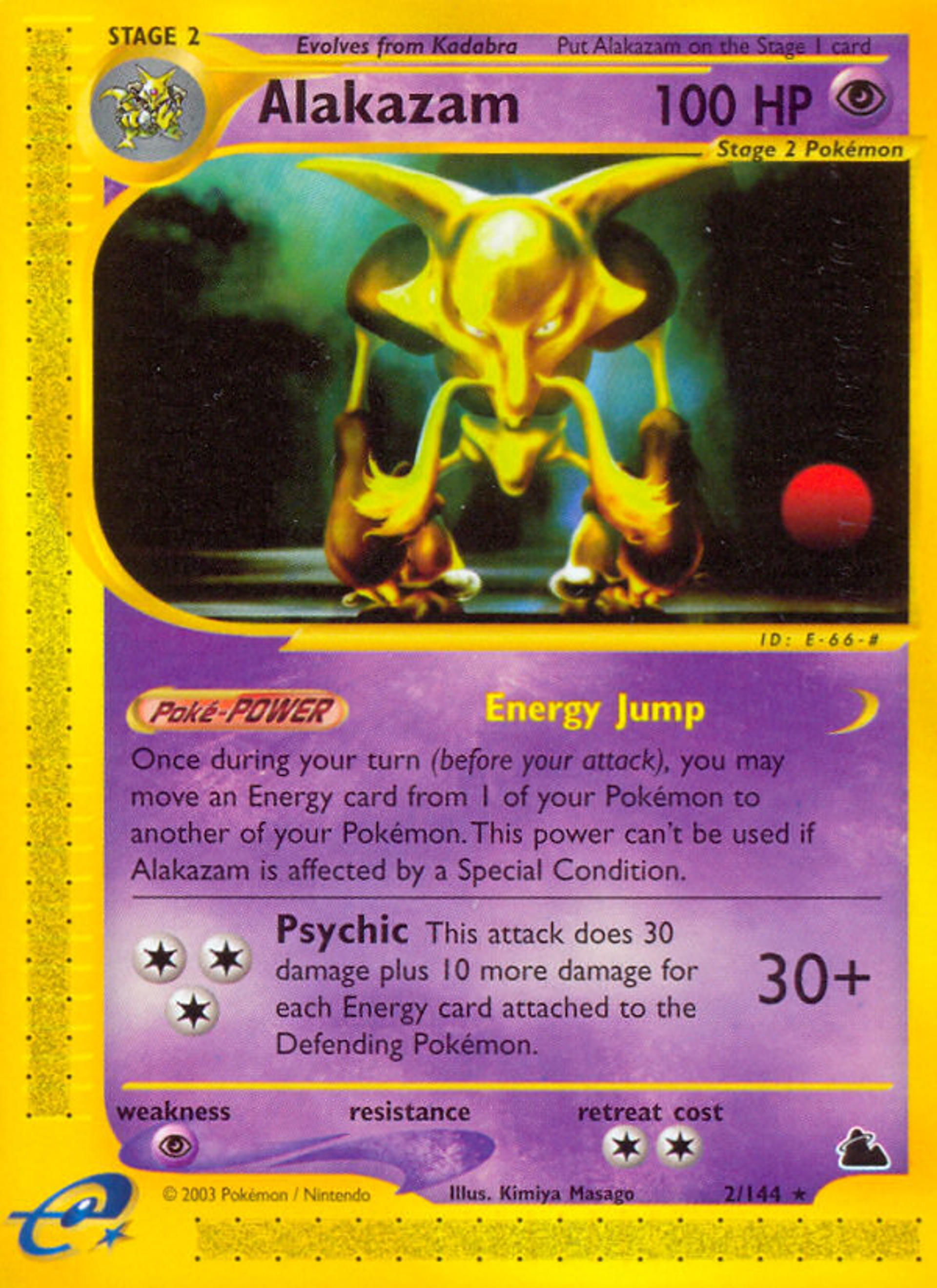 Alakazam — Skyridge — Pokemon