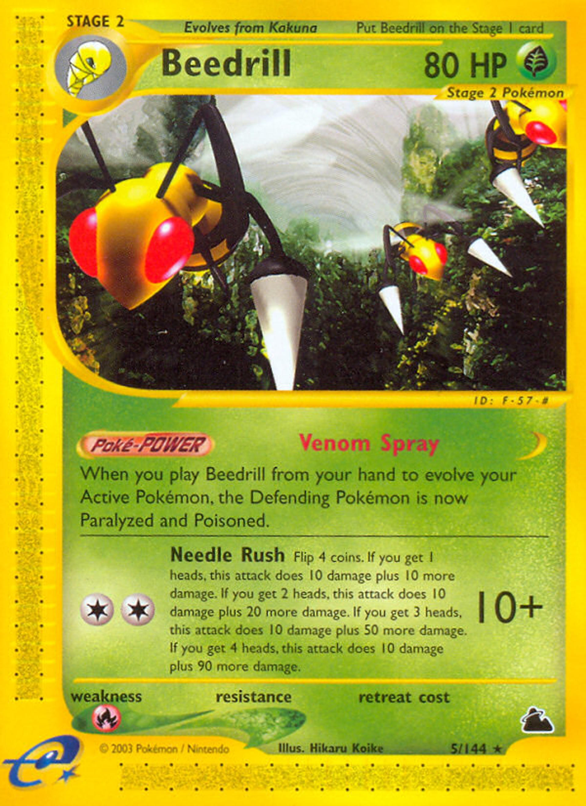 Beedrill — Skyridge — Pokemon