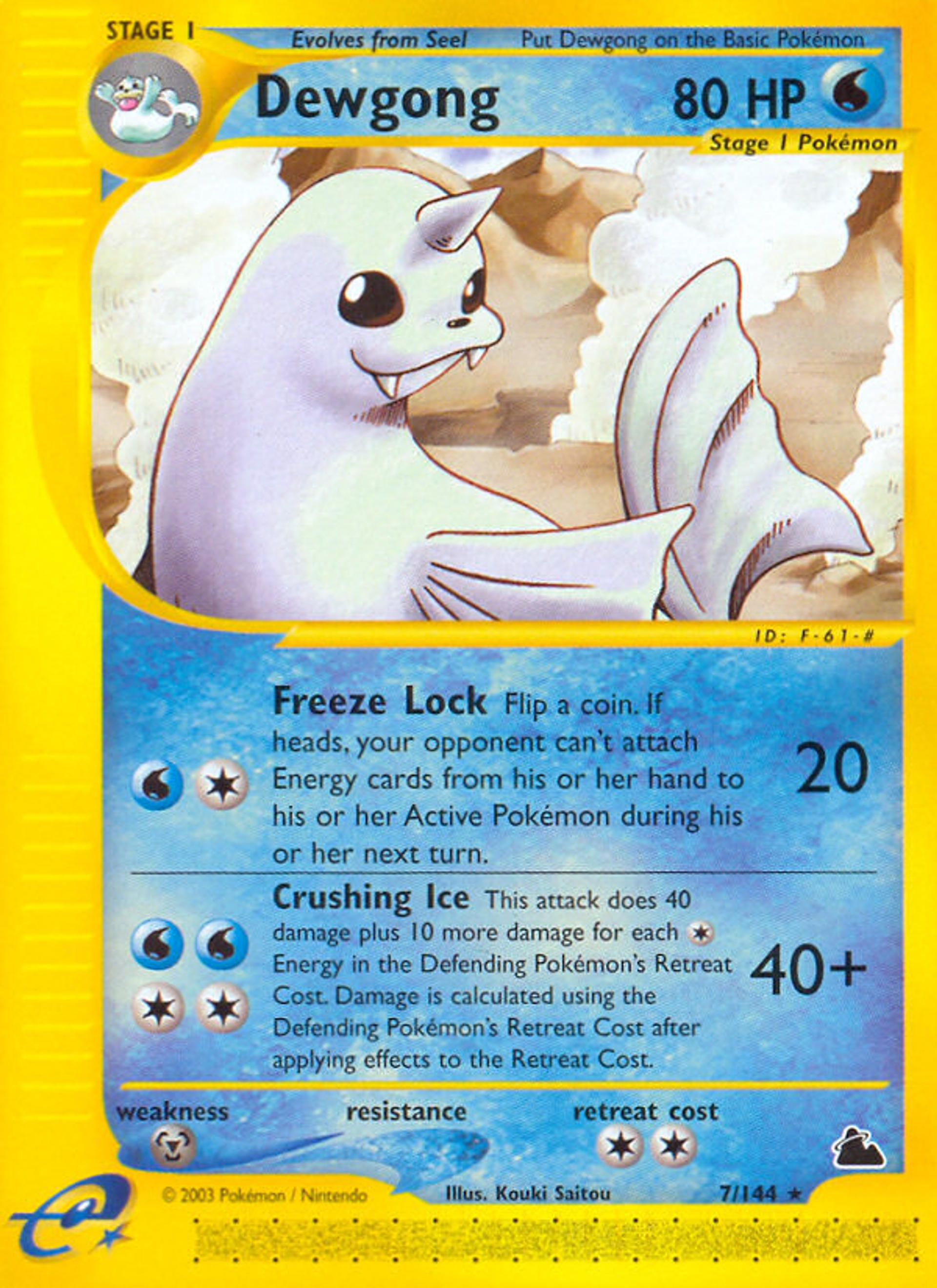 Dewgong — Skyridge — Pokemon