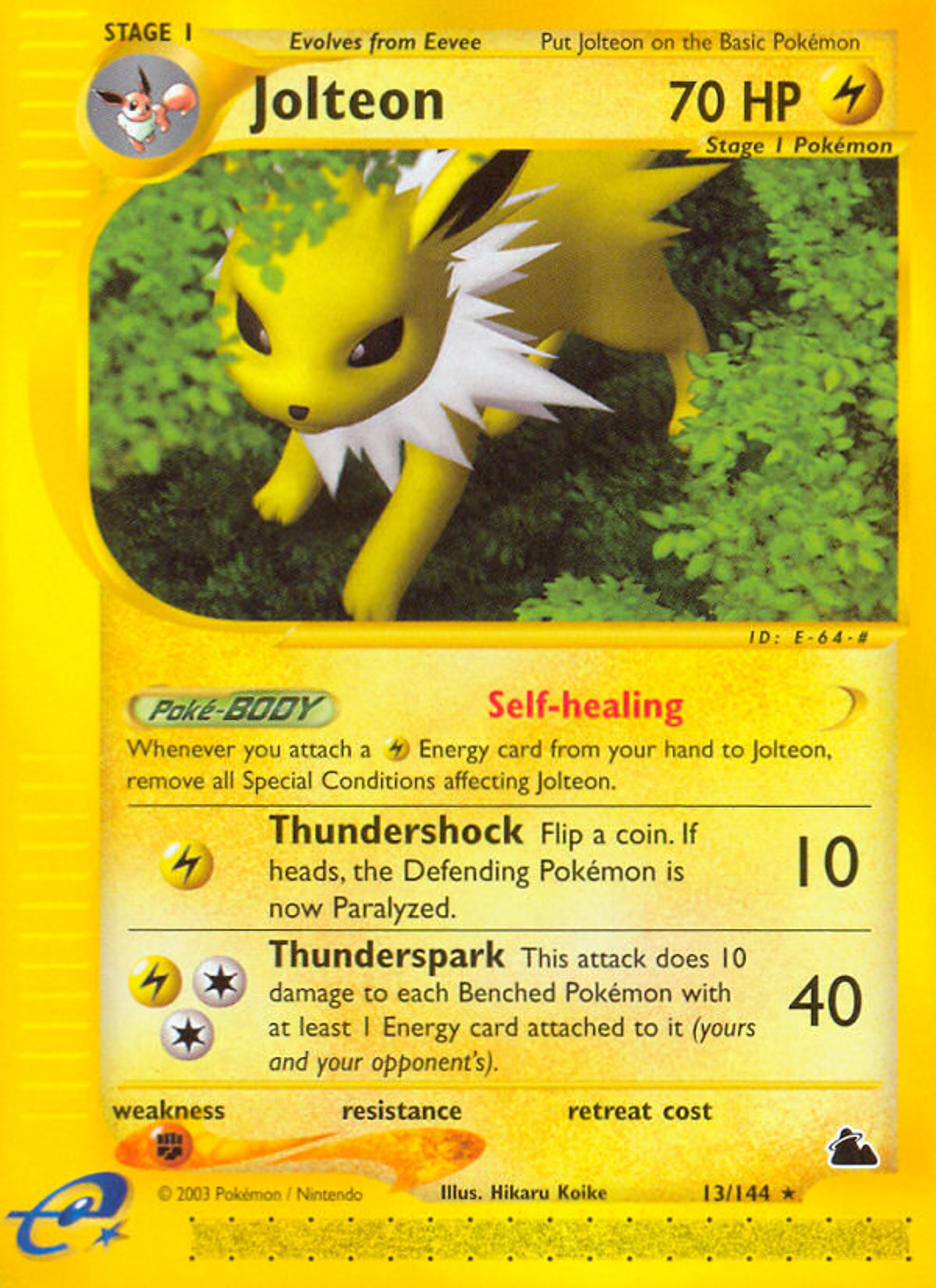 Jolteon — Skyridge — Pokemon