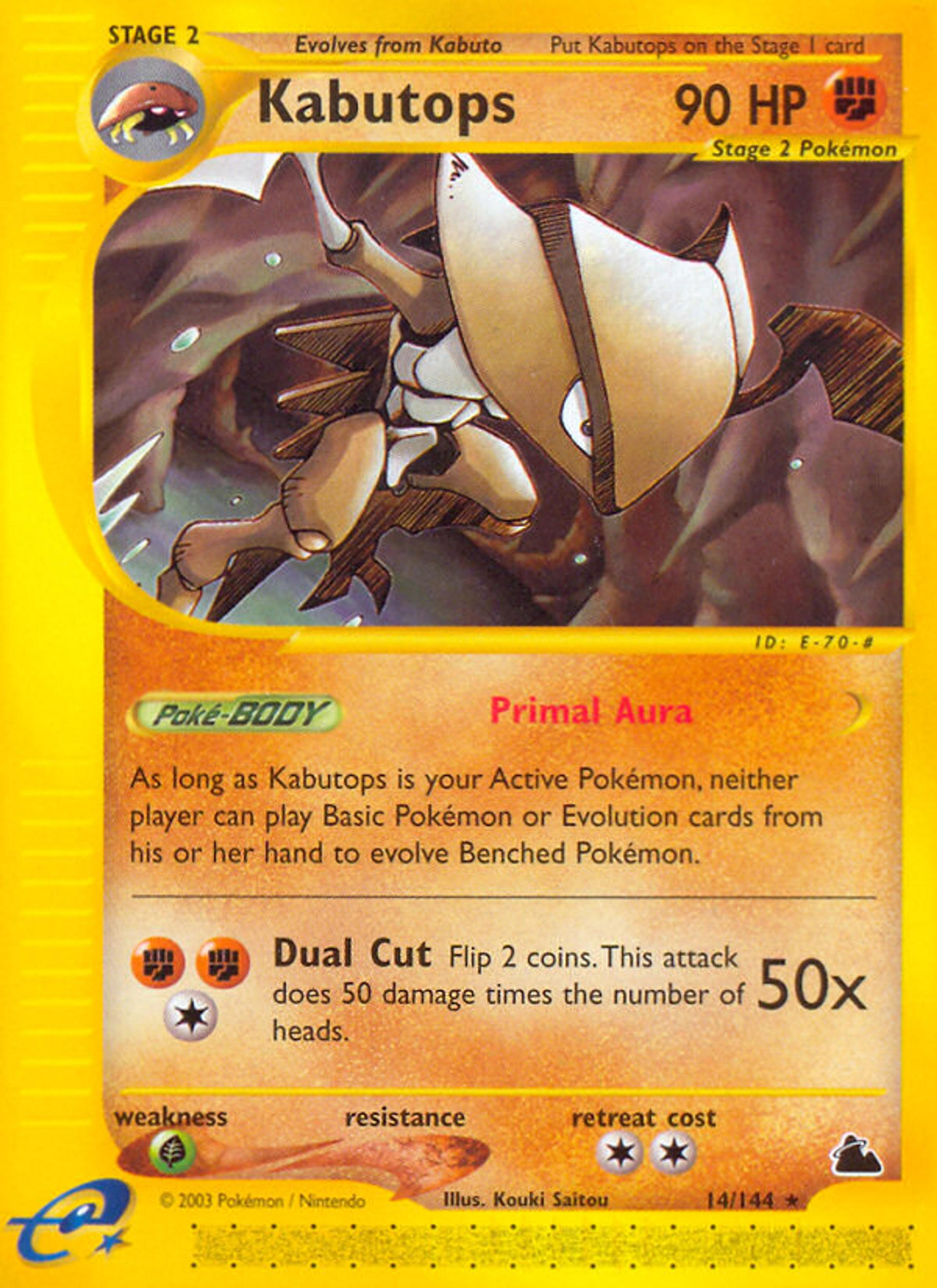 Kabutops — Skyridge — Pokemon
