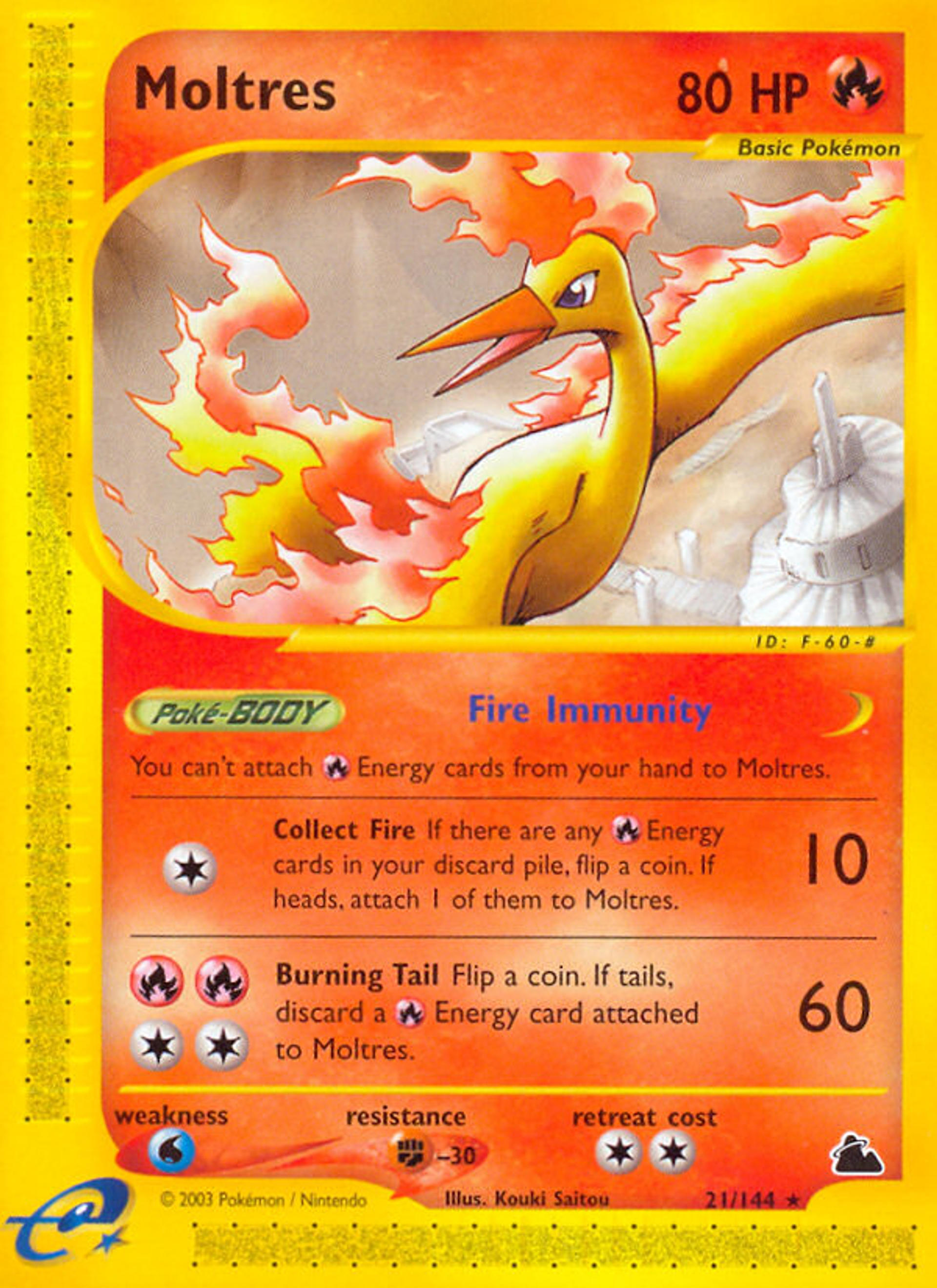 Moltres — Skyridge — Pokemon